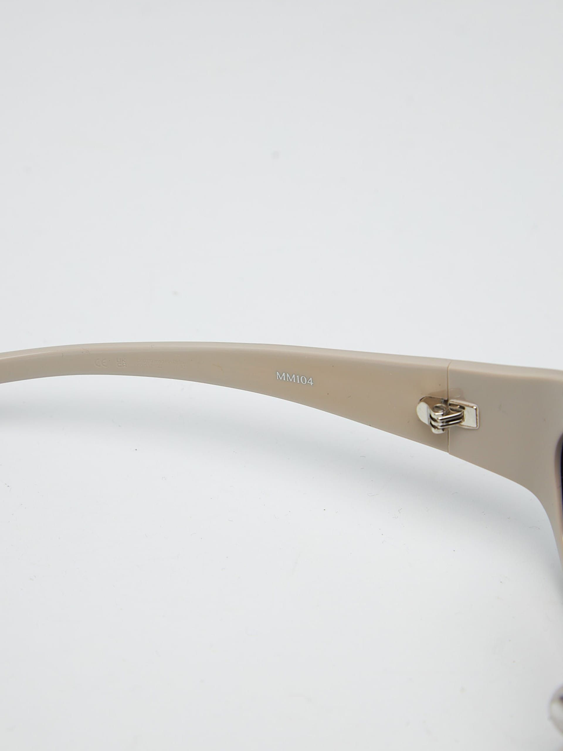 Maison Margiela Light Gray Logo Sunglasses Size ONE SIZE - 5 Thumbnail