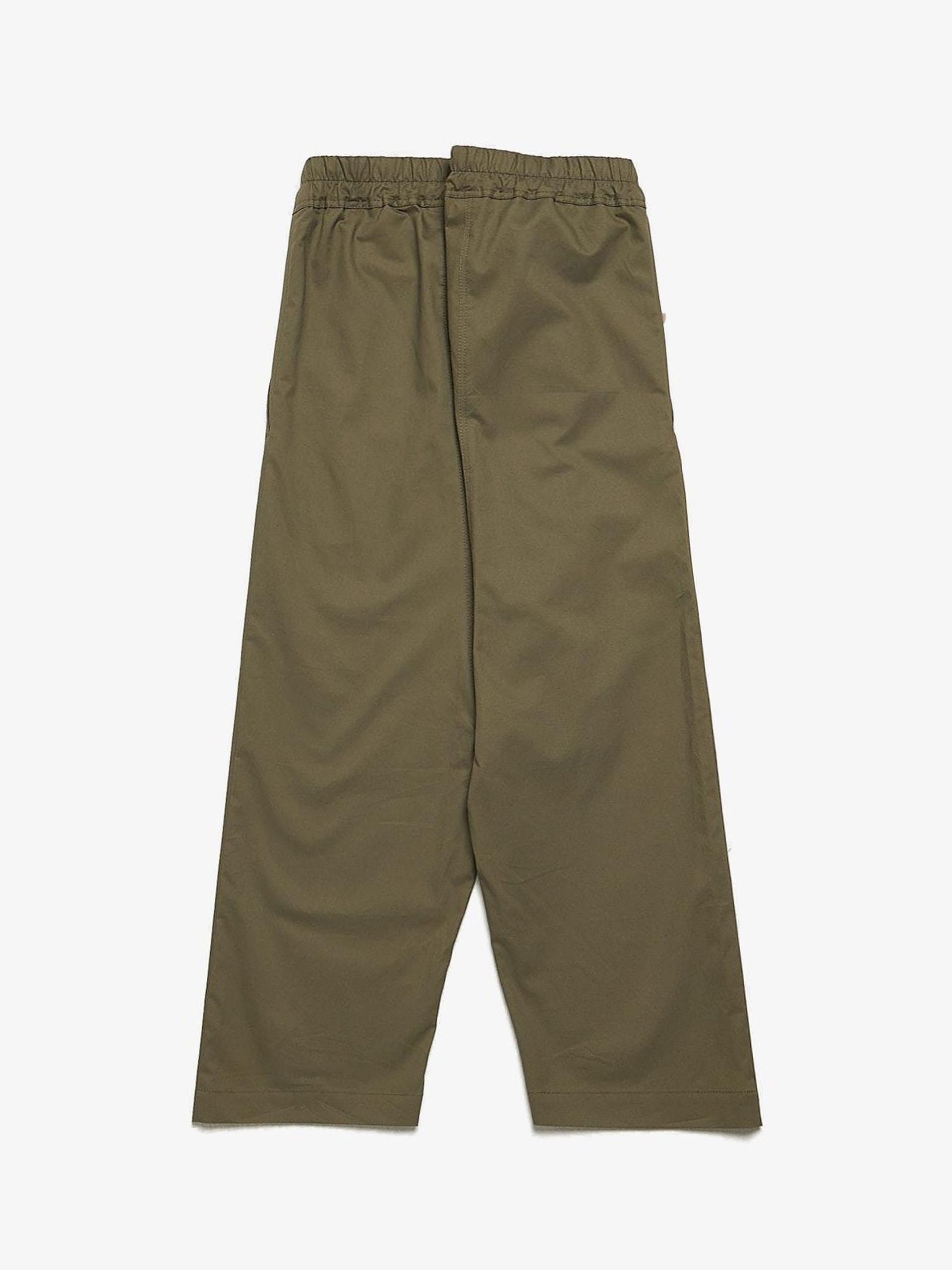 Rick Owens Khaki Drawstring Drop Crotch Cropped Cotton Pants Size US 32 / EU 48 - 2 Thumbnail