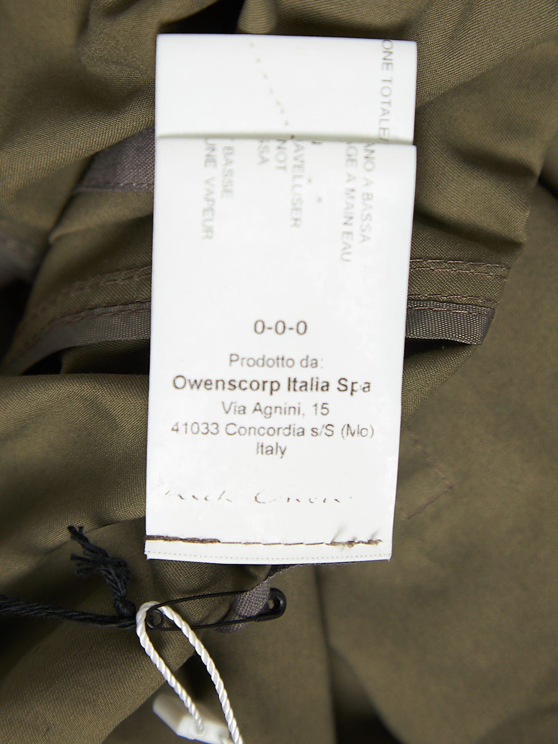 Rick Owens Khaki Drawstring Drop Crotch Cropped Cotton Pants Size US 32 / EU 48 - 5 Thumbnail