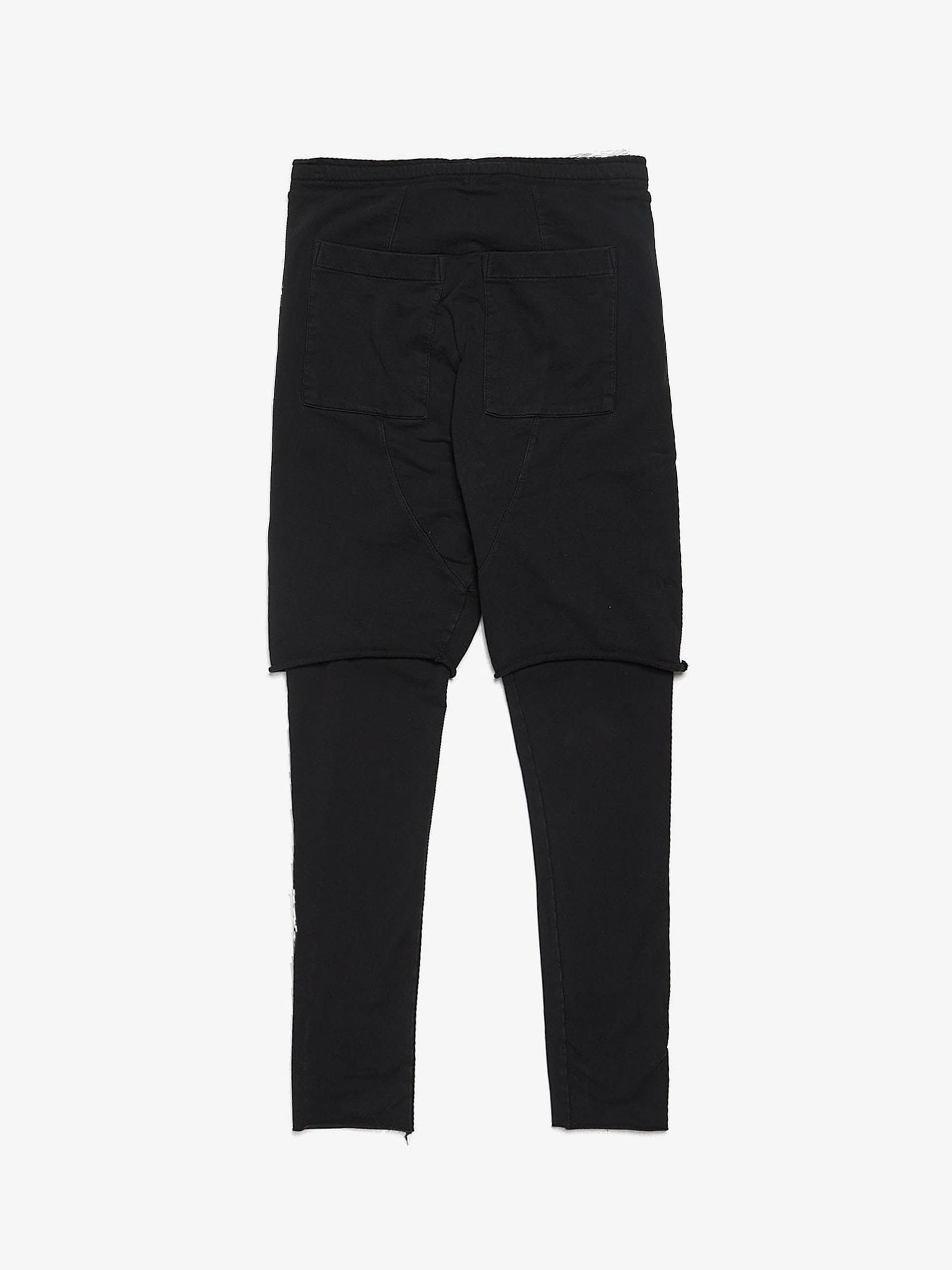 Thom Krom Black Double Sweatpants Size US 34 / EU 50 - 2 Thumbnail