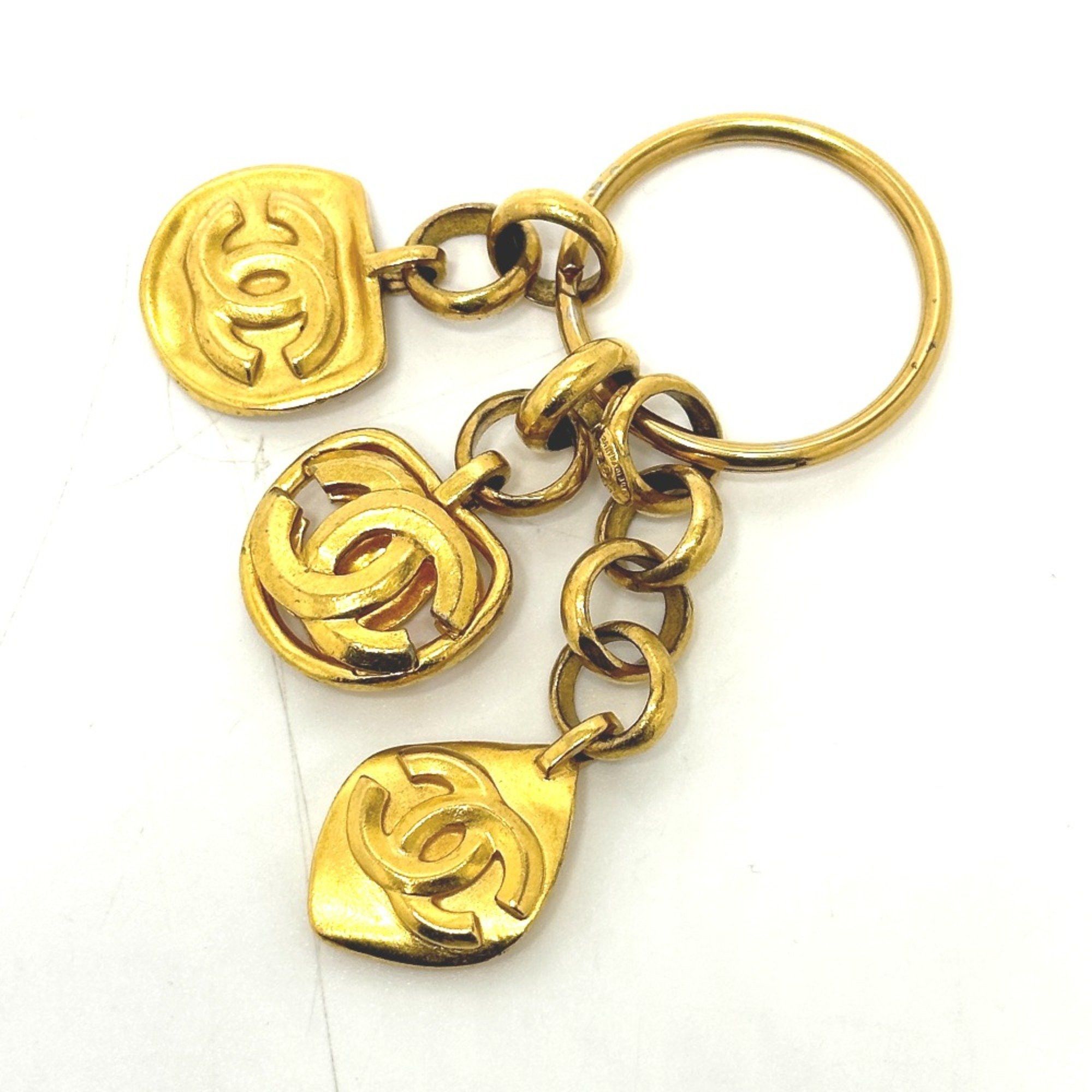 Chanel Chanel CC Mark Key Holder charm charm Gold Size ONE SIZE - 2 Thumbnail