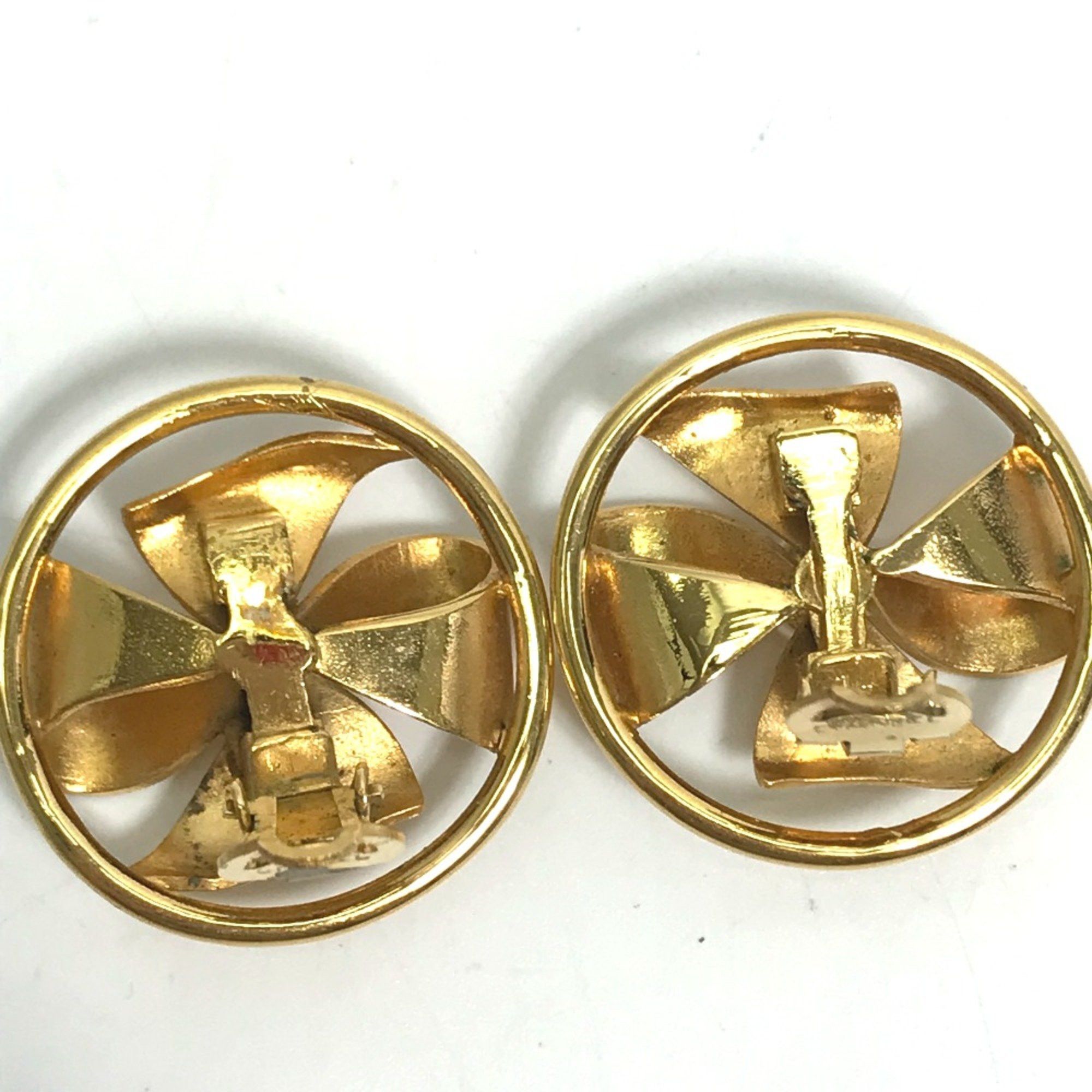 Chanel Chanel vintage CC Mark Earrings Gold Size ONE SIZE - 5 Thumbnail