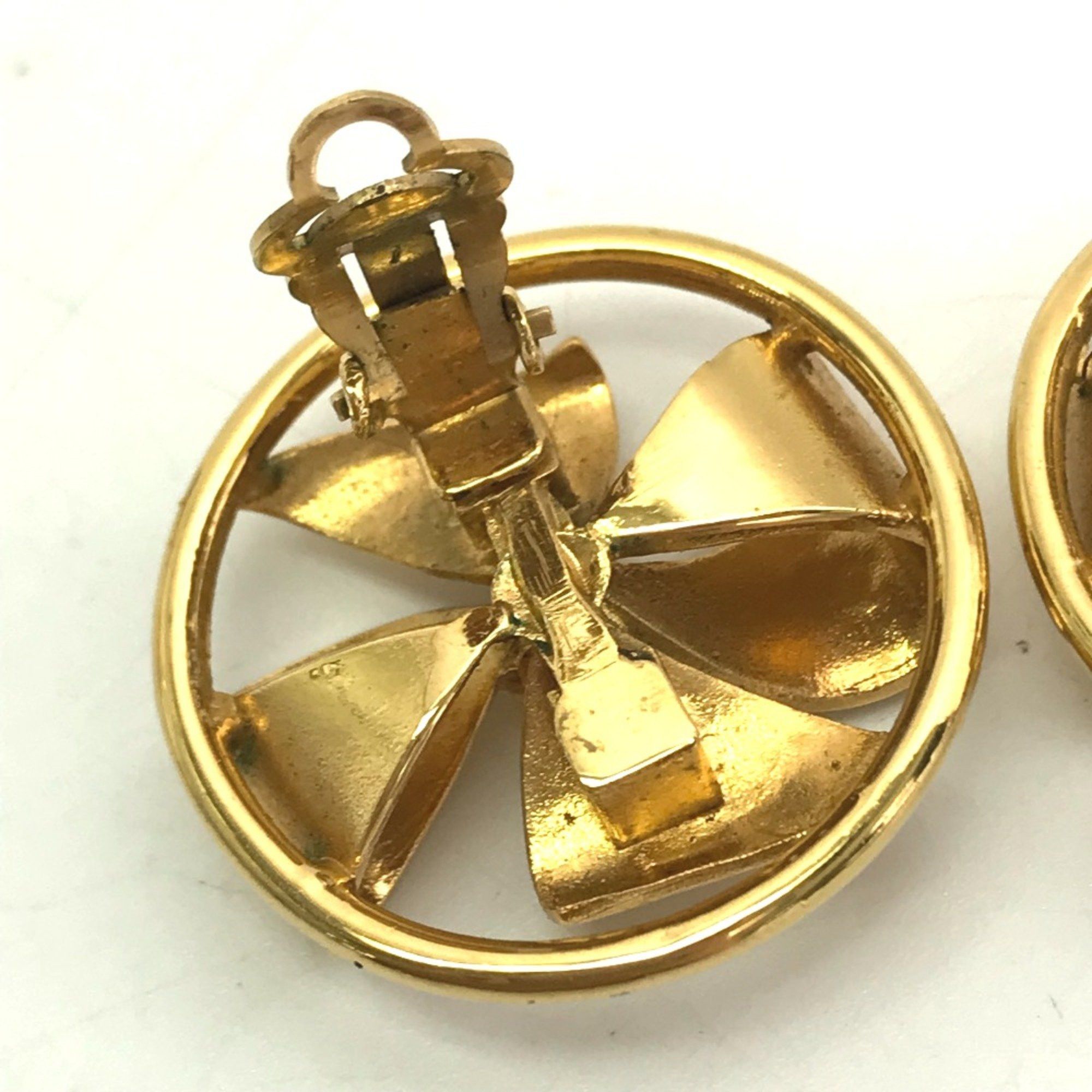 Chanel Chanel vintage CC Mark Earrings Gold Size ONE SIZE - 7 Thumbnail