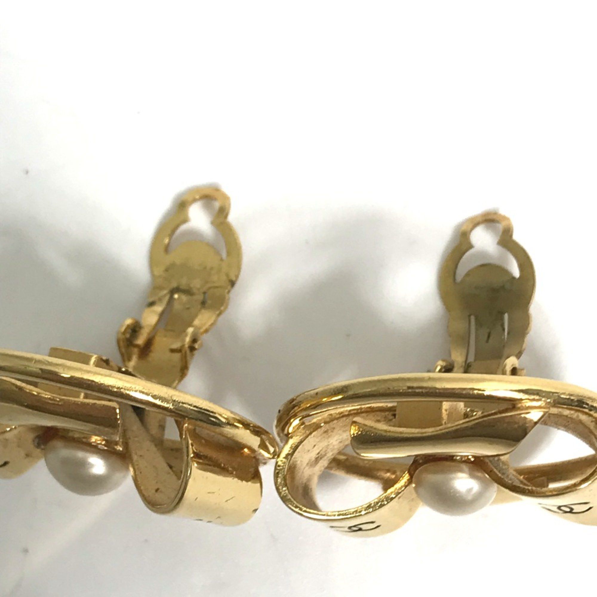 Chanel Chanel vintage CC Mark Earrings Gold Size ONE SIZE - 3 Thumbnail