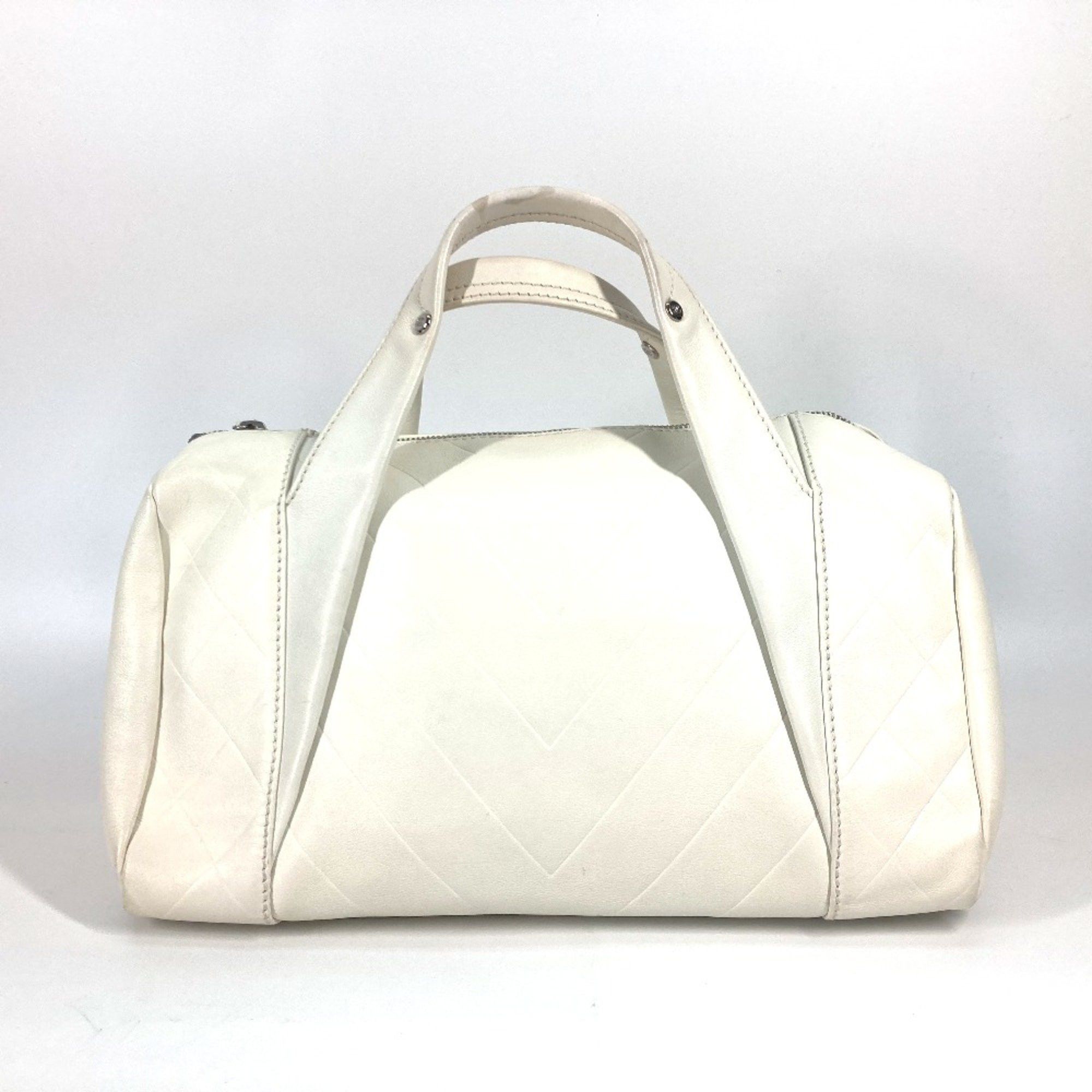 Chanel Chanel A30899 CC Mark Bag Hand Bag Duffle Bag White Size ONE SIZE - 2 Thumbnail