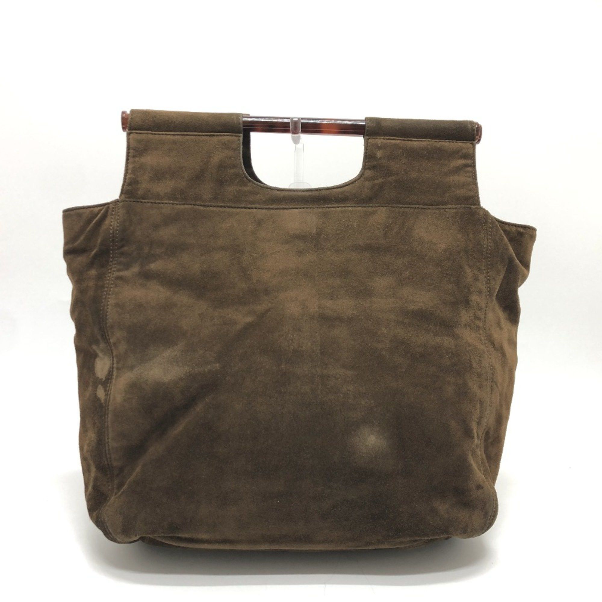 Chanel Chanel CC Mark Plastic handle Tote Bag Brown Size ONE SIZE - 2 Thumbnail