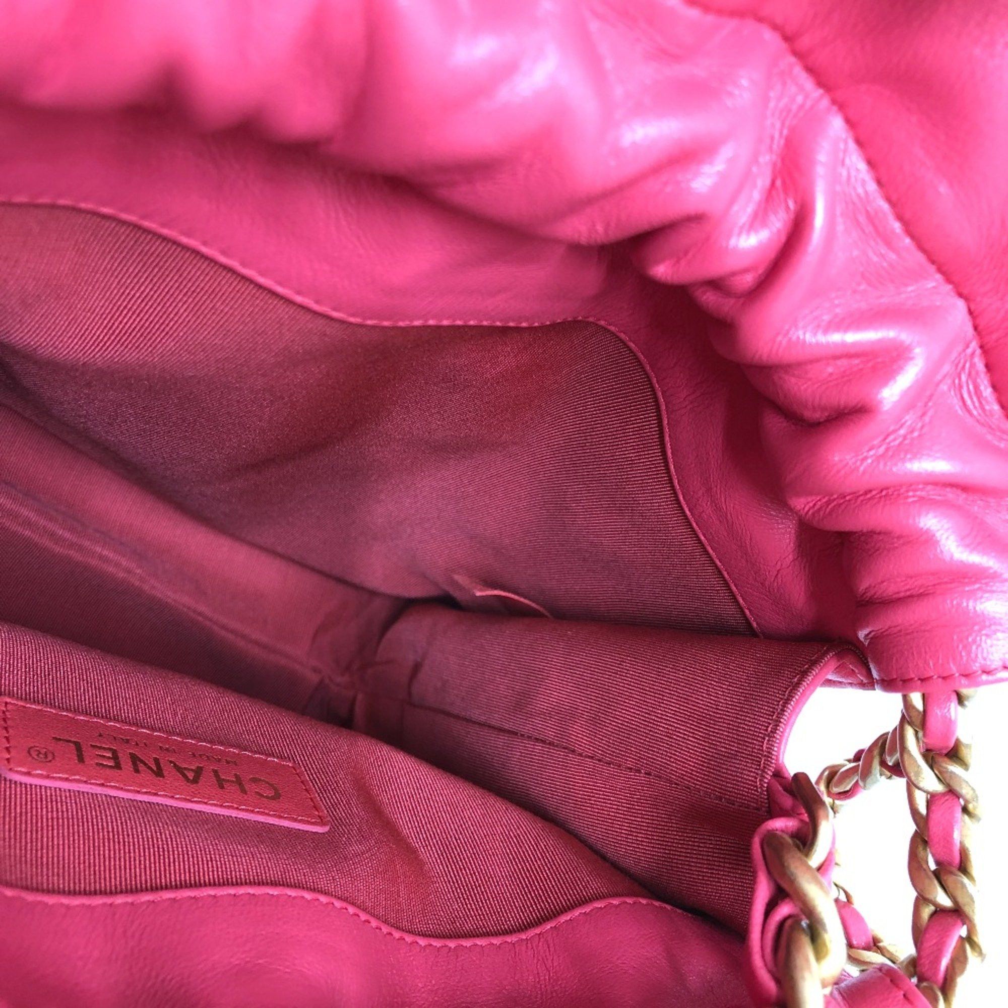 Chanel Chanel Chain Hand Bag pink GoldHardware Size ONE SIZE - 11 Thumbnail