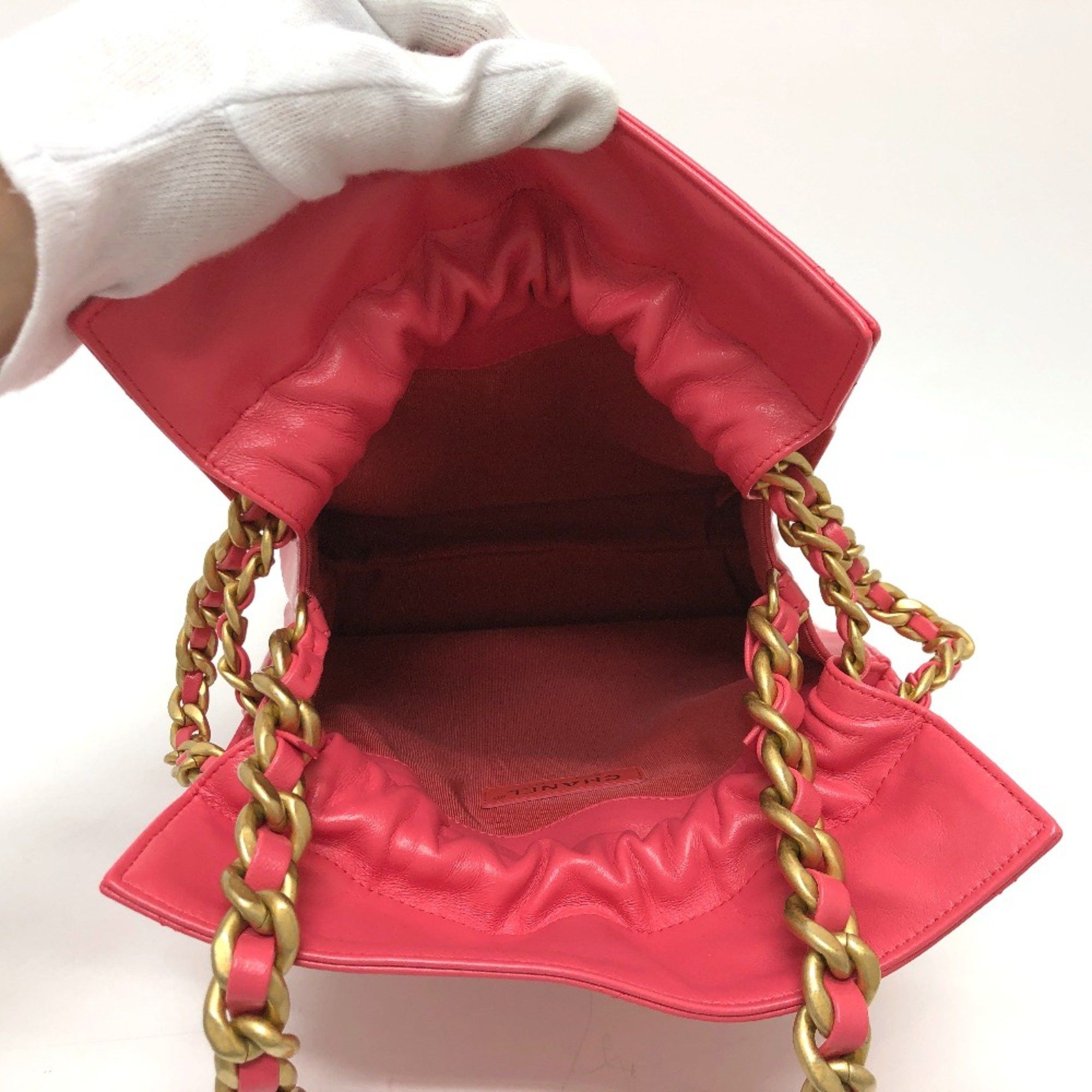 Chanel Chanel Chain Hand Bag pink GoldHardware Size ONE SIZE - 10 Thumbnail