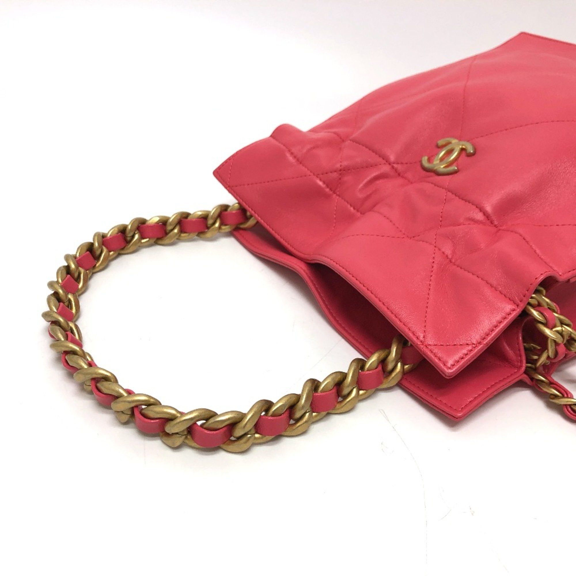 Chanel Chanel Chain Hand Bag pink GoldHardware Size ONE SIZE - 6 Thumbnail