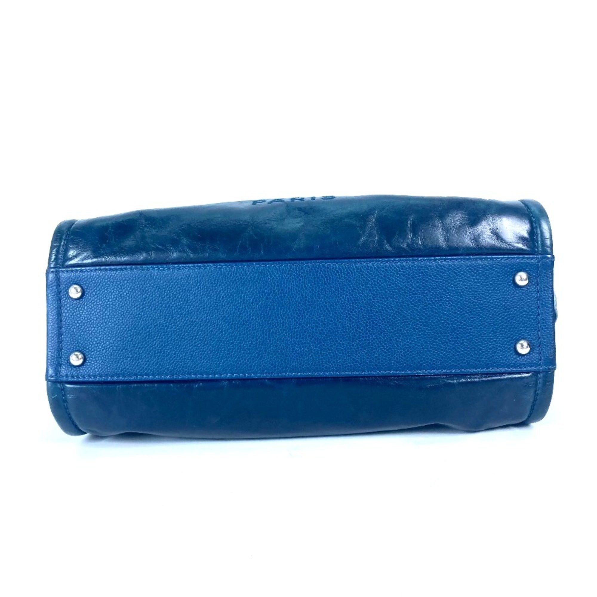 Chanel Chanel Logo Tote Bag Shoulder bag Bag Chain Shoulder Bag Navy Size ONE SIZE - 5 Thumbnail