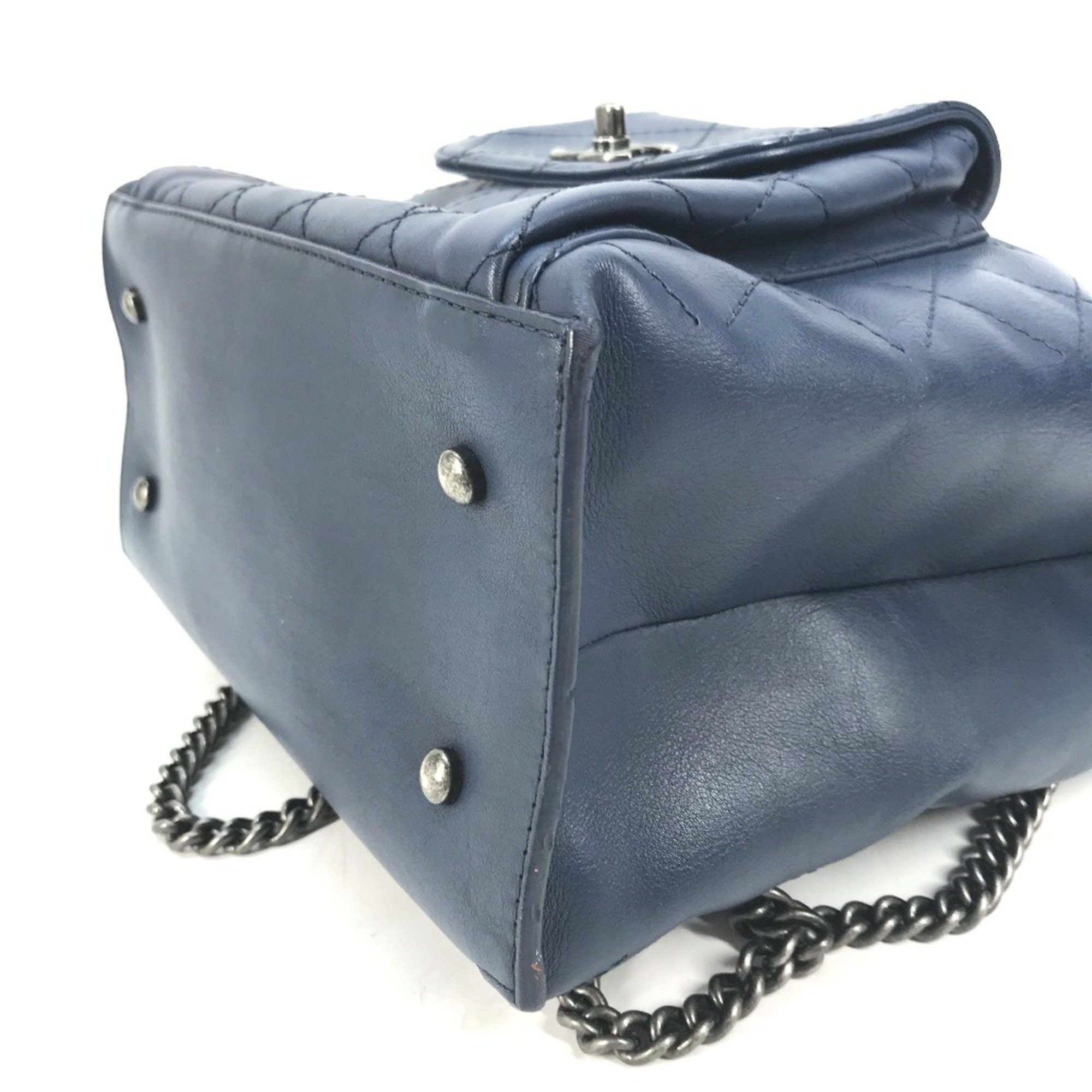 Chanel Chanel Shoulder 3WAY Drawstring Handbag Chain Bag Shoulder Bag blue Size ONE SIZE - 6 Thumbnail