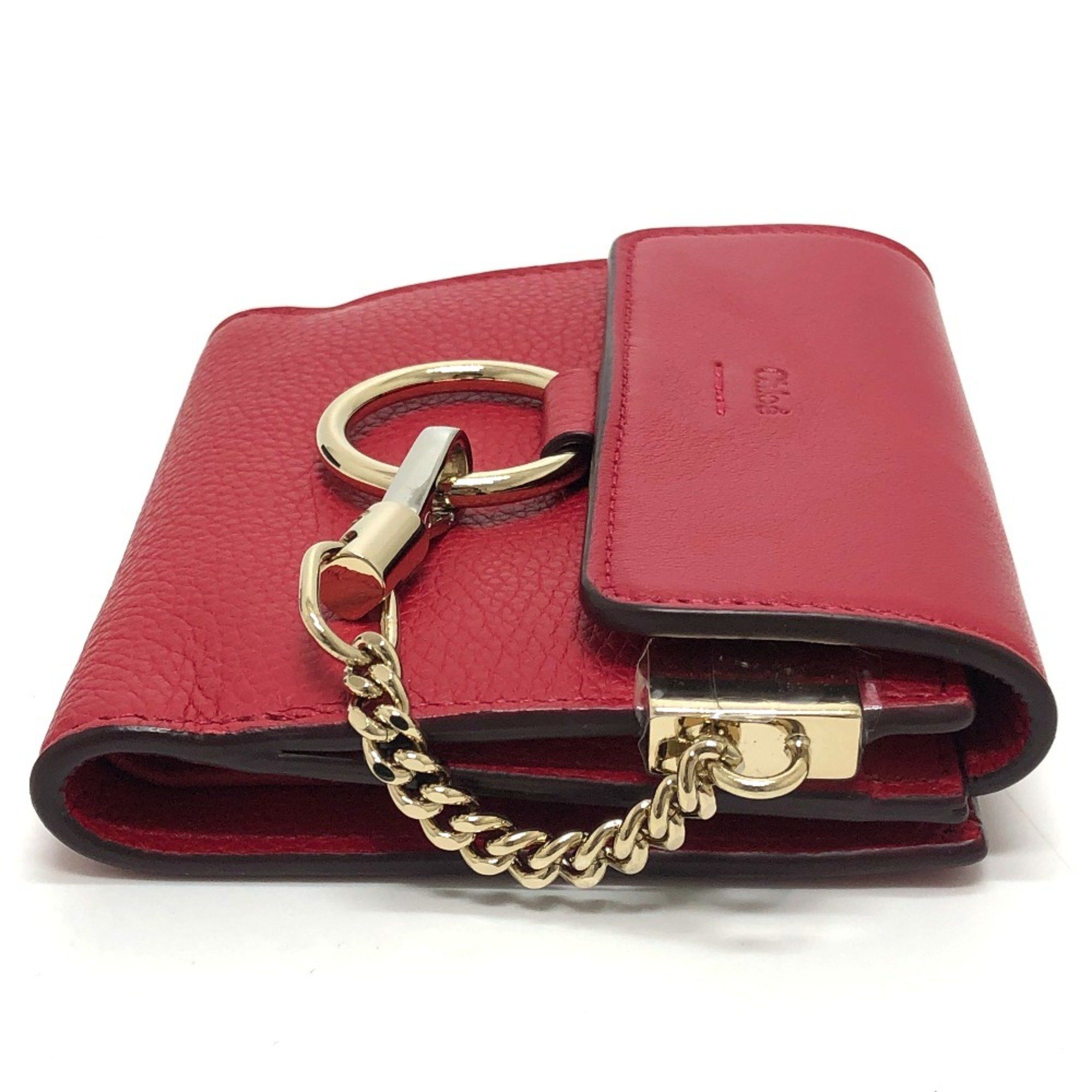 Chloe Chloe Folded wallet Red Size ONE SIZE - 4 Thumbnail