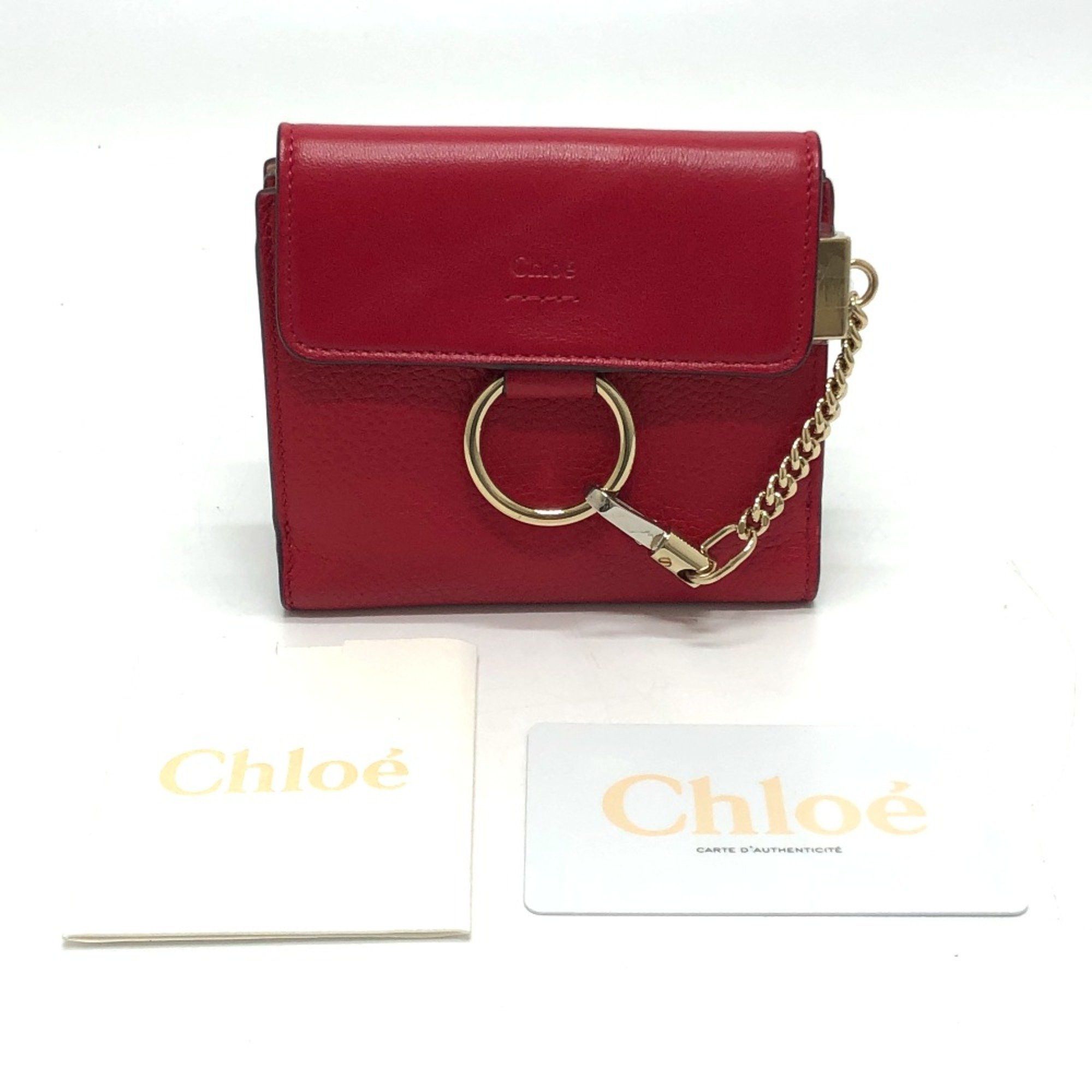 Chloe Chloe Folded wallet Red Size ONE SIZE - 14 Thumbnail