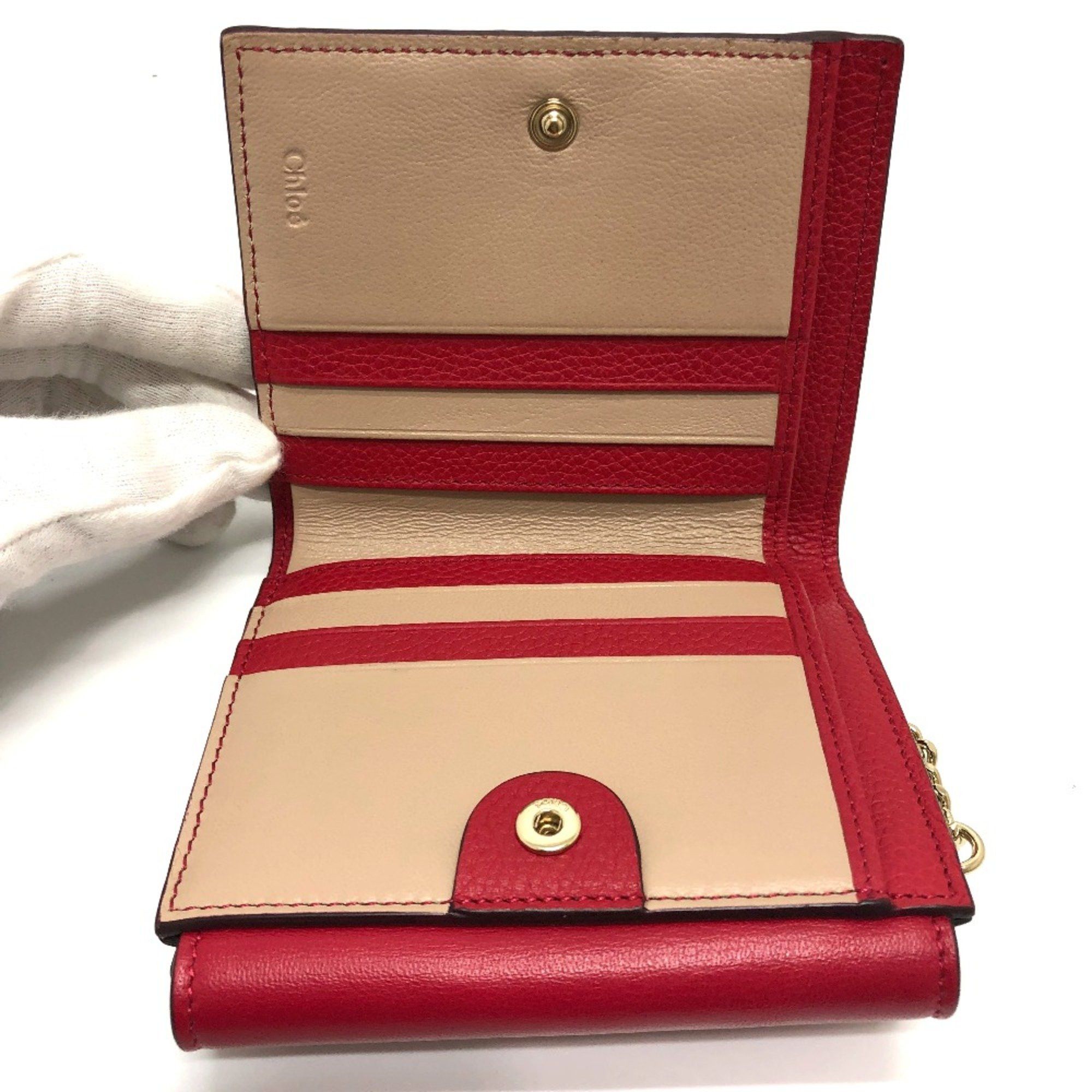 Chloe Chloe Folded wallet Red Size ONE SIZE - 11 Thumbnail
