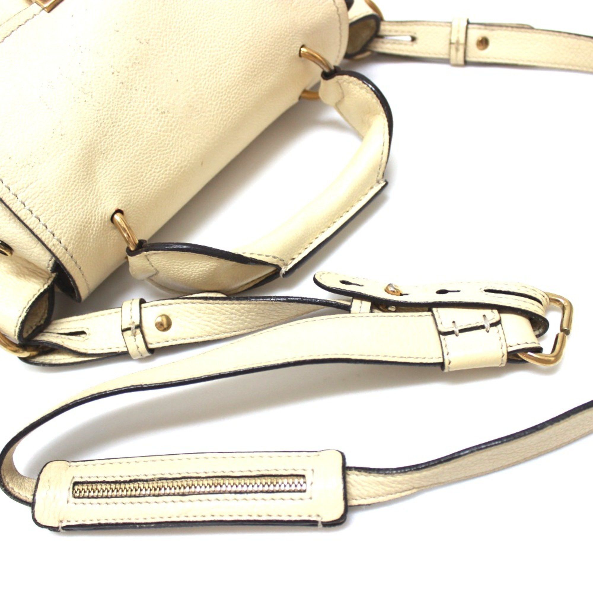 Chloe Chloe Bag 2WAY Hand Bag Shoulder Bag Beige Light Beige Size ONE SIZE - 8 Thumbnail