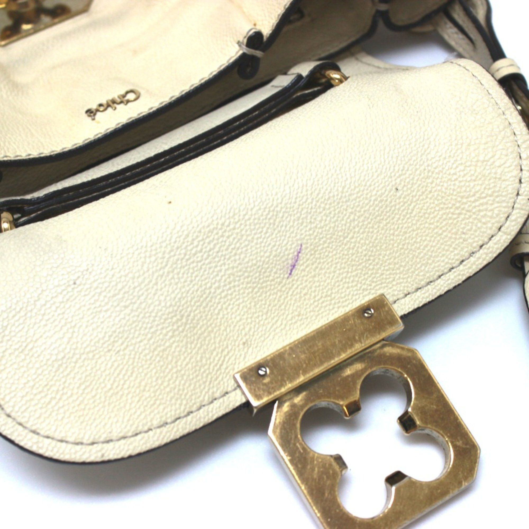 Chloe Chloe Bag 2WAY Hand Bag Shoulder Bag Beige Light Beige Size ONE SIZE - 12 Thumbnail