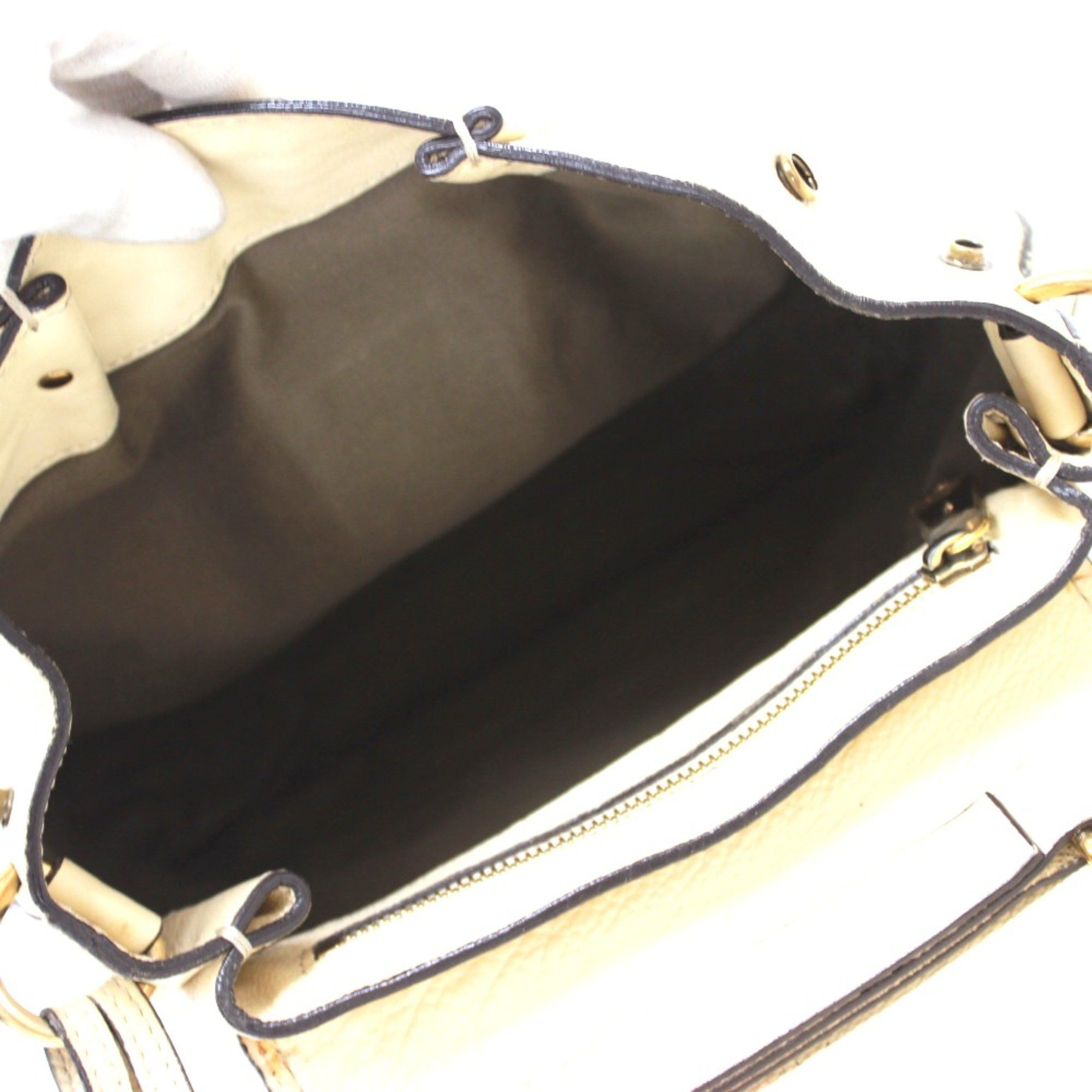 Chloe Chloe Bag 2WAY Hand Bag Shoulder Bag Beige Light Beige Size ONE SIZE - 7 Thumbnail