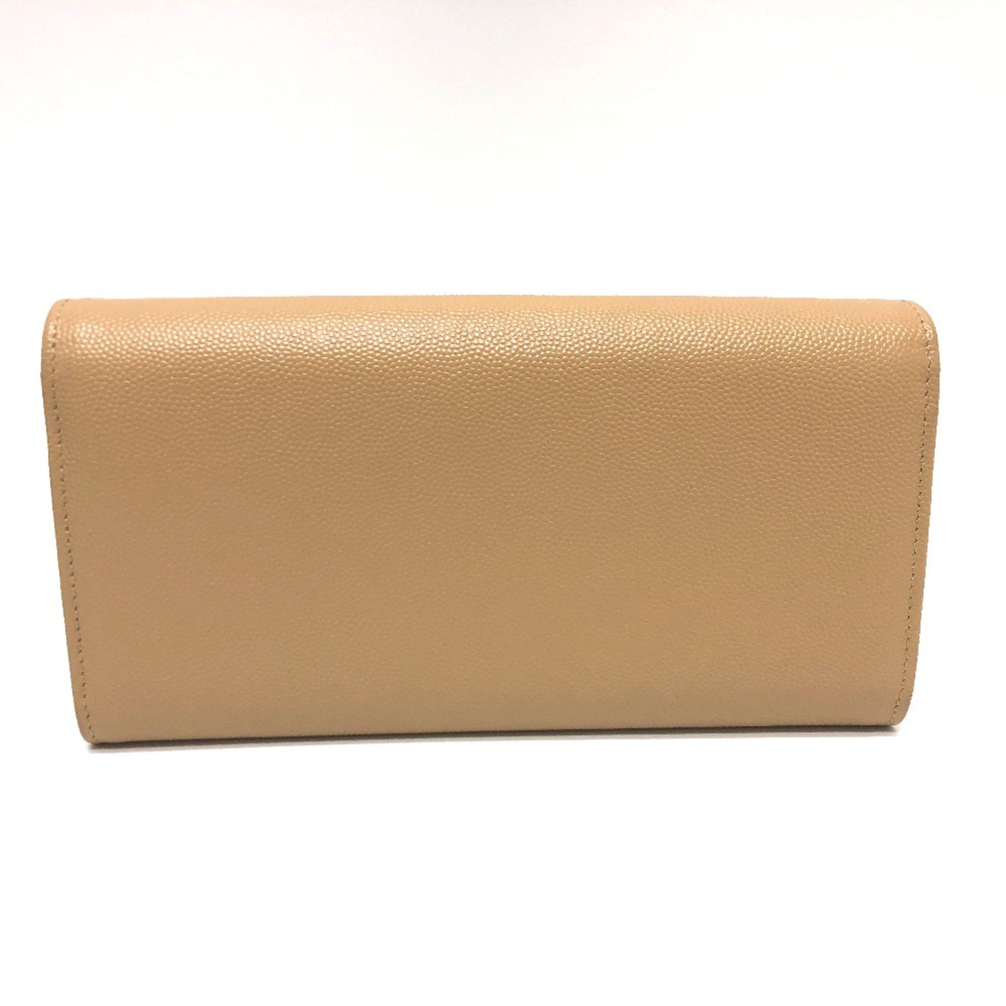 Chanel Chanel Long wallet Two fold Long Wallet Beige GoldHardware Size ONE SIZE - 2 Thumbnail