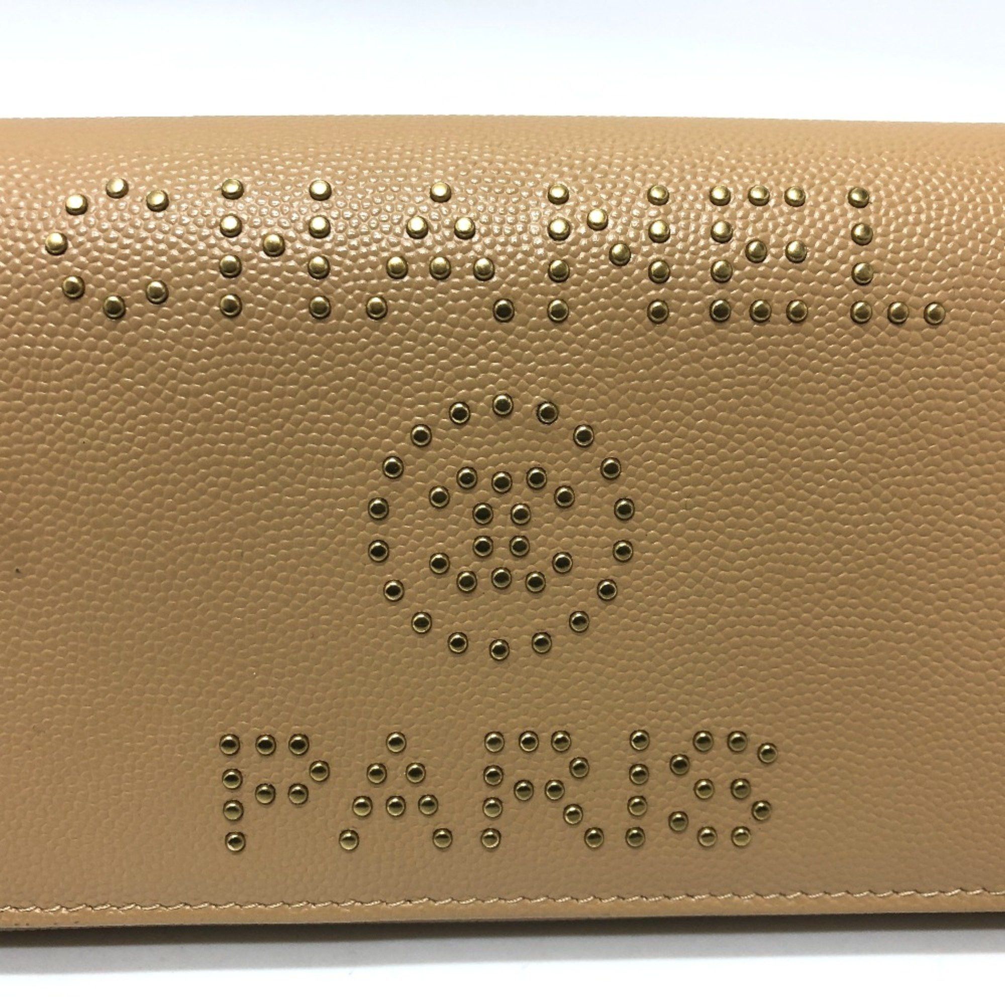 Chanel Chanel Long wallet Two fold Long Wallet Beige GoldHardware Size ONE SIZE - 6 Thumbnail