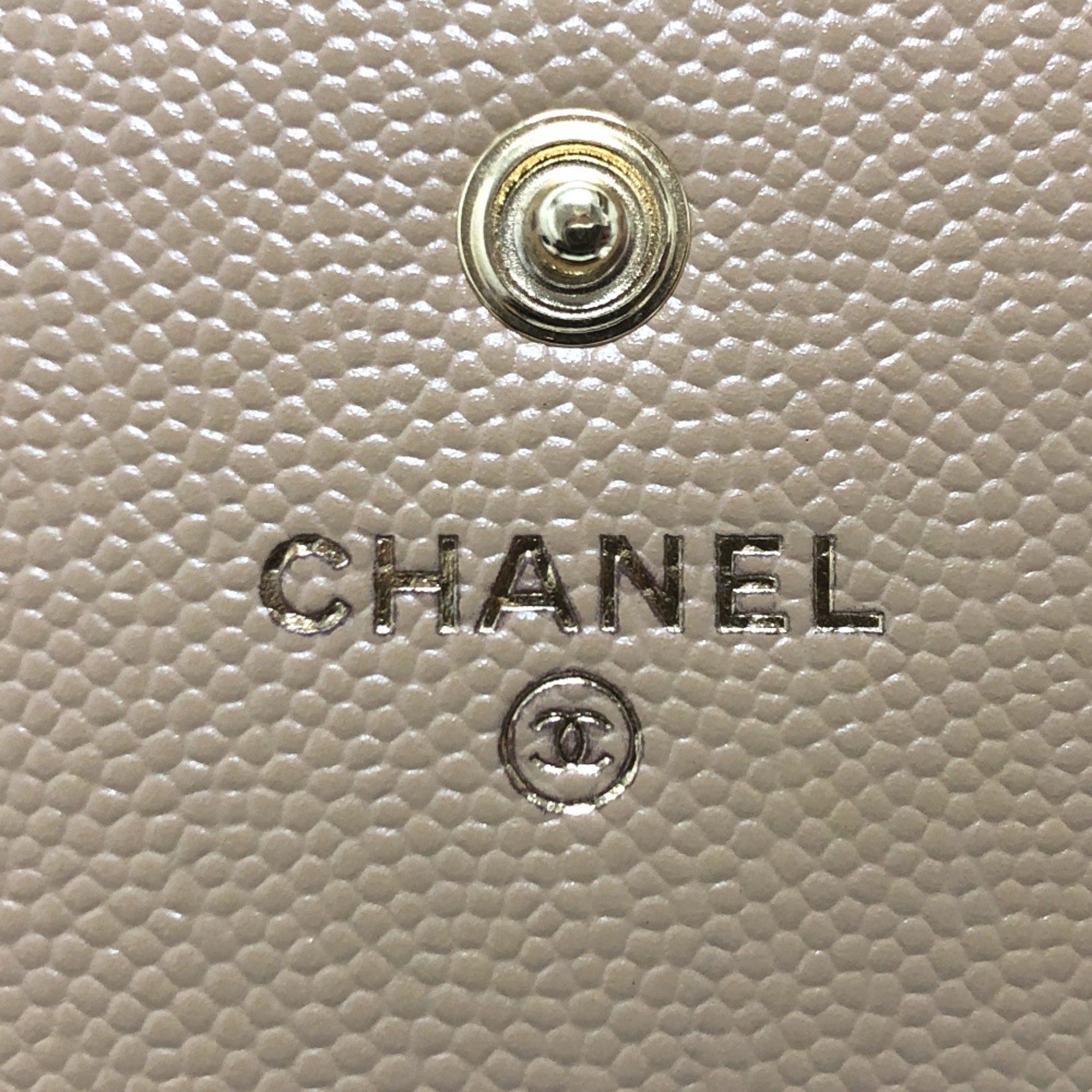 Chanel Chanel Long wallet Two fold Long Wallet Beige GoldHardware Size ONE SIZE - 8 Thumbnail