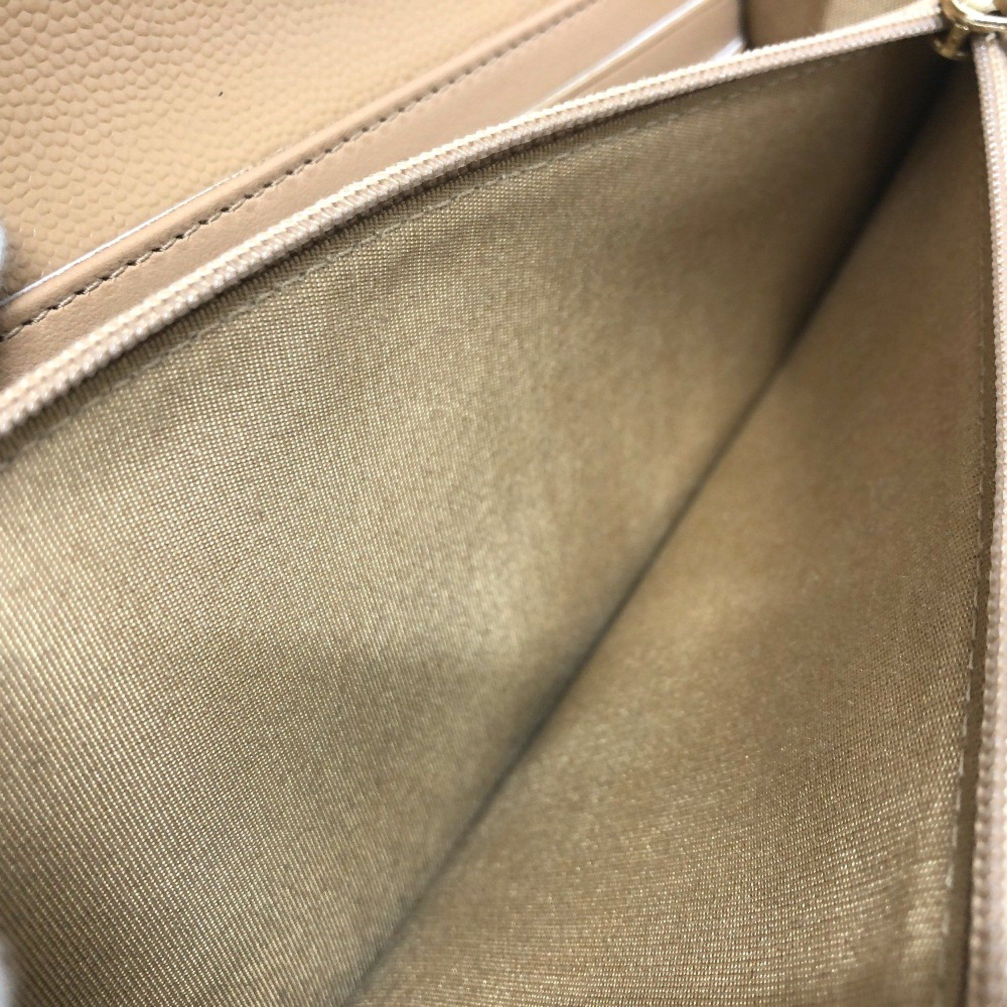 Chanel Chanel Long wallet Two fold Long Wallet Beige GoldHardware Size ONE SIZE - 11 Thumbnail