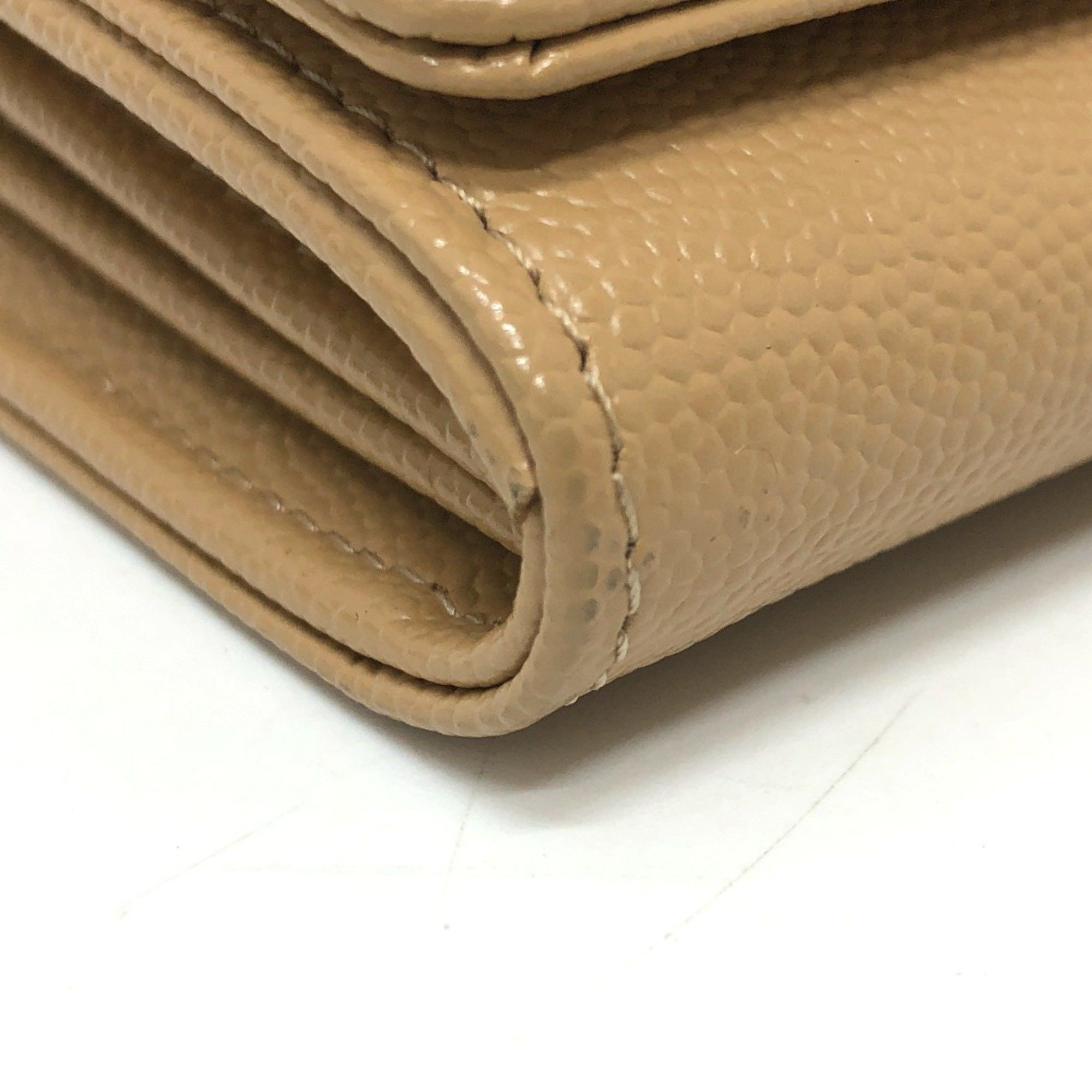 Chanel Chanel Long wallet Two fold Long Wallet Beige GoldHardware Size ONE SIZE - 5 Thumbnail