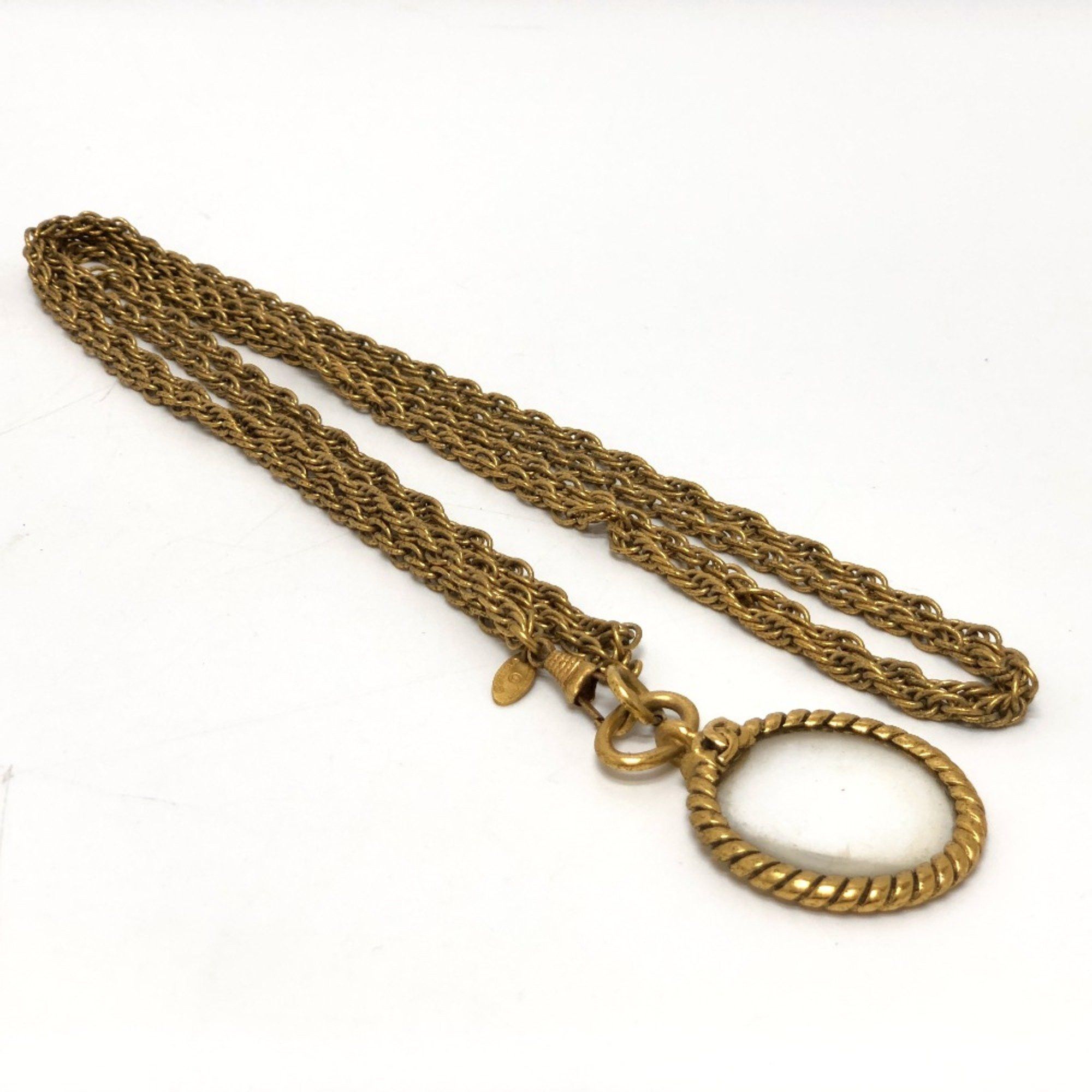 Chanel Chanel vintage Chain accessories Necklace Gold Size ONE SIZE - 7 Thumbnail