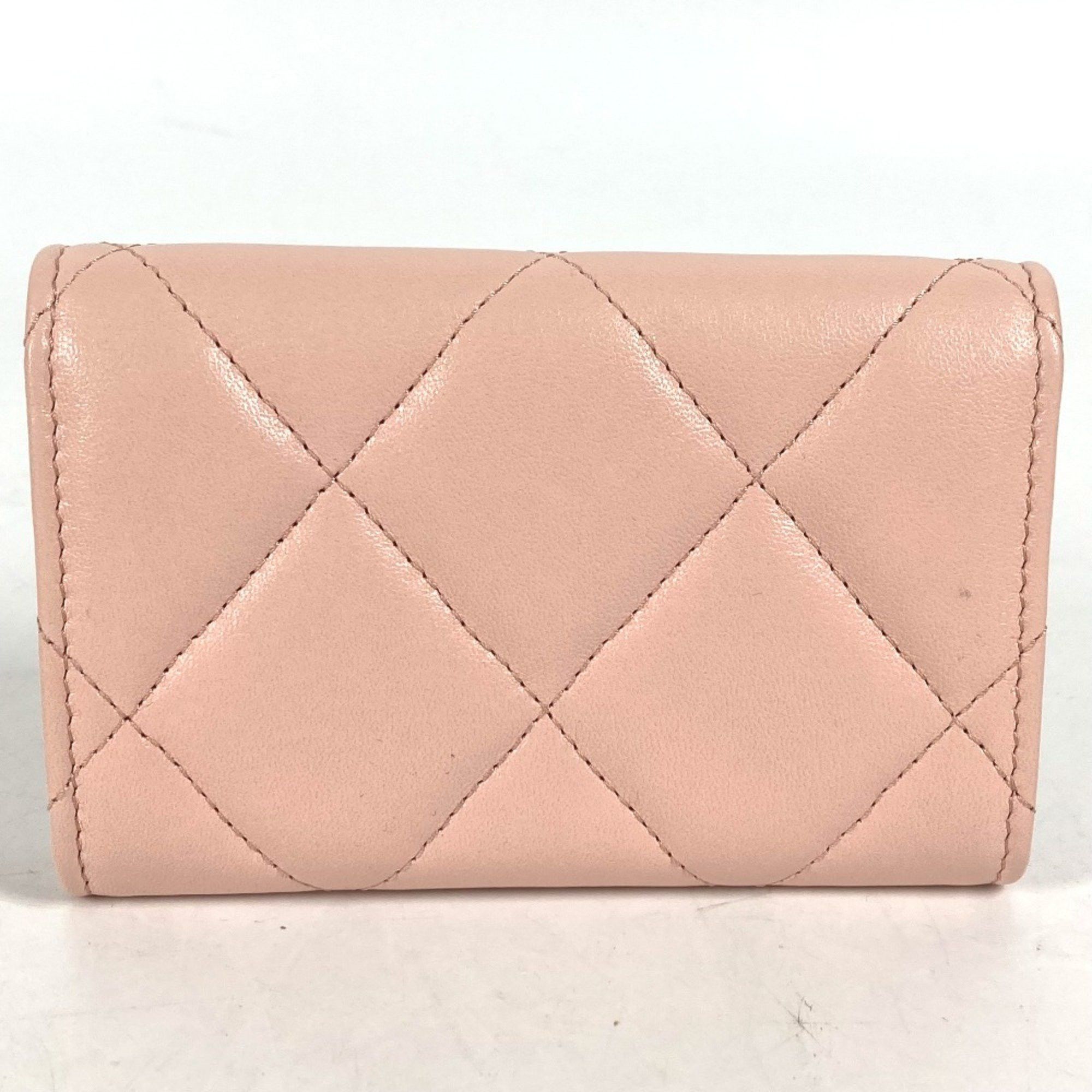 Chanel Chanel 19th Line CC Mark Wallet Coin Compartment coin purse pink Gold Size ONE SIZE - 2 Thumbnail