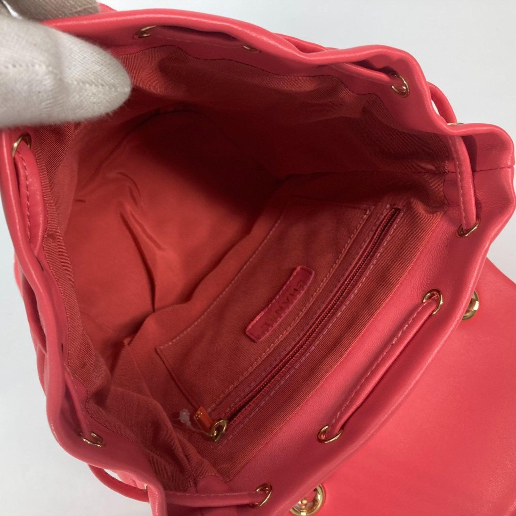 Chanel Chanel Bag Backpack Backpack pink GoldHardware Size ONE SIZE - 13 Thumbnail