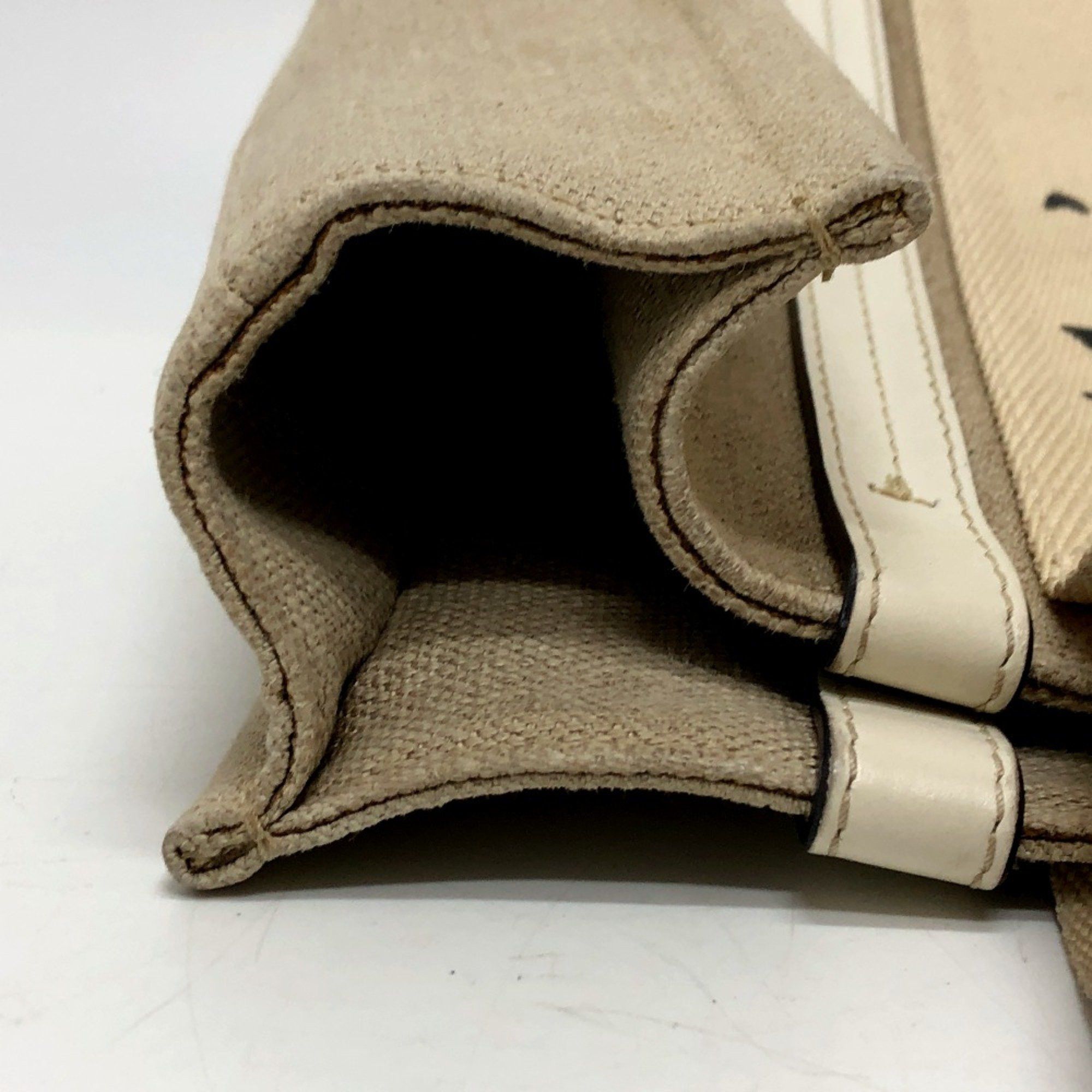 Chloe Chloe logo Hand Bag Tote Bag Beige Size ONE SIZE - 12 Thumbnail