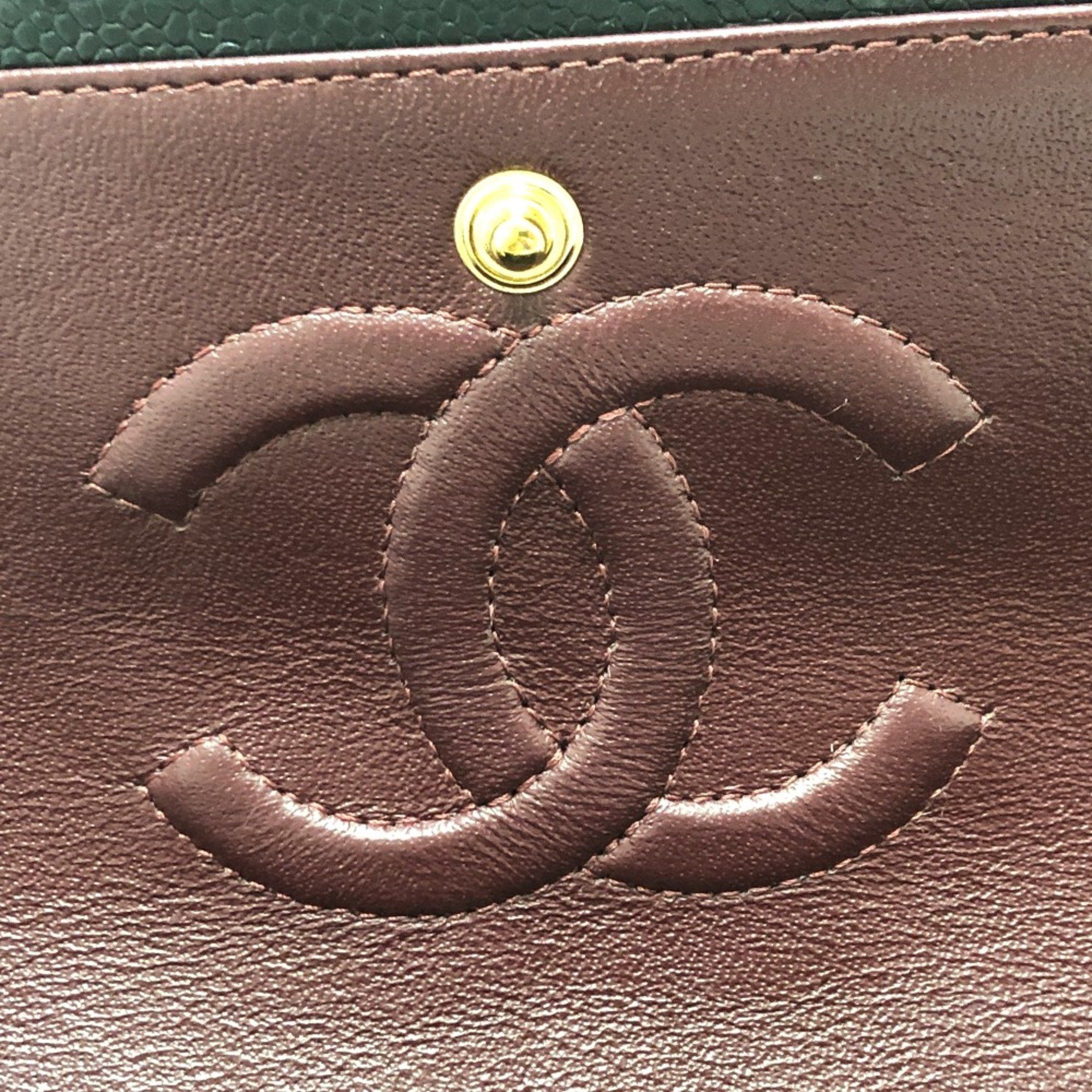 Chanel Chanel A01112 CC Mark Double Chain Shoulder Crossbody Shoulder Bag GHardware Black GoldHardware Size ONE SIZE - 11 Thumbnail