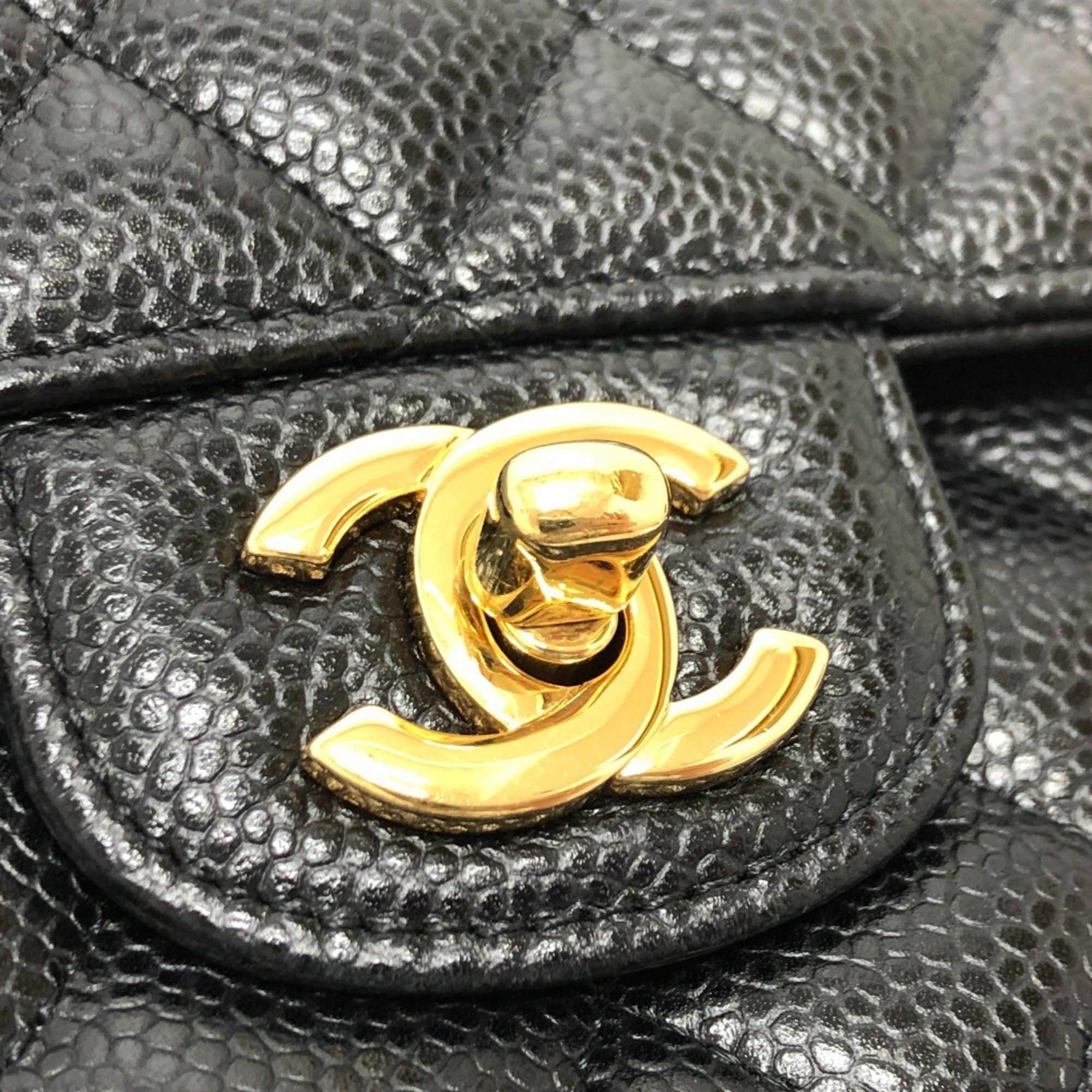 Chanel Chanel A01112 CC Mark Double Chain Shoulder Crossbody Shoulder Bag GHardware Black GoldHardware Size ONE SIZE - 9 Thumbnail