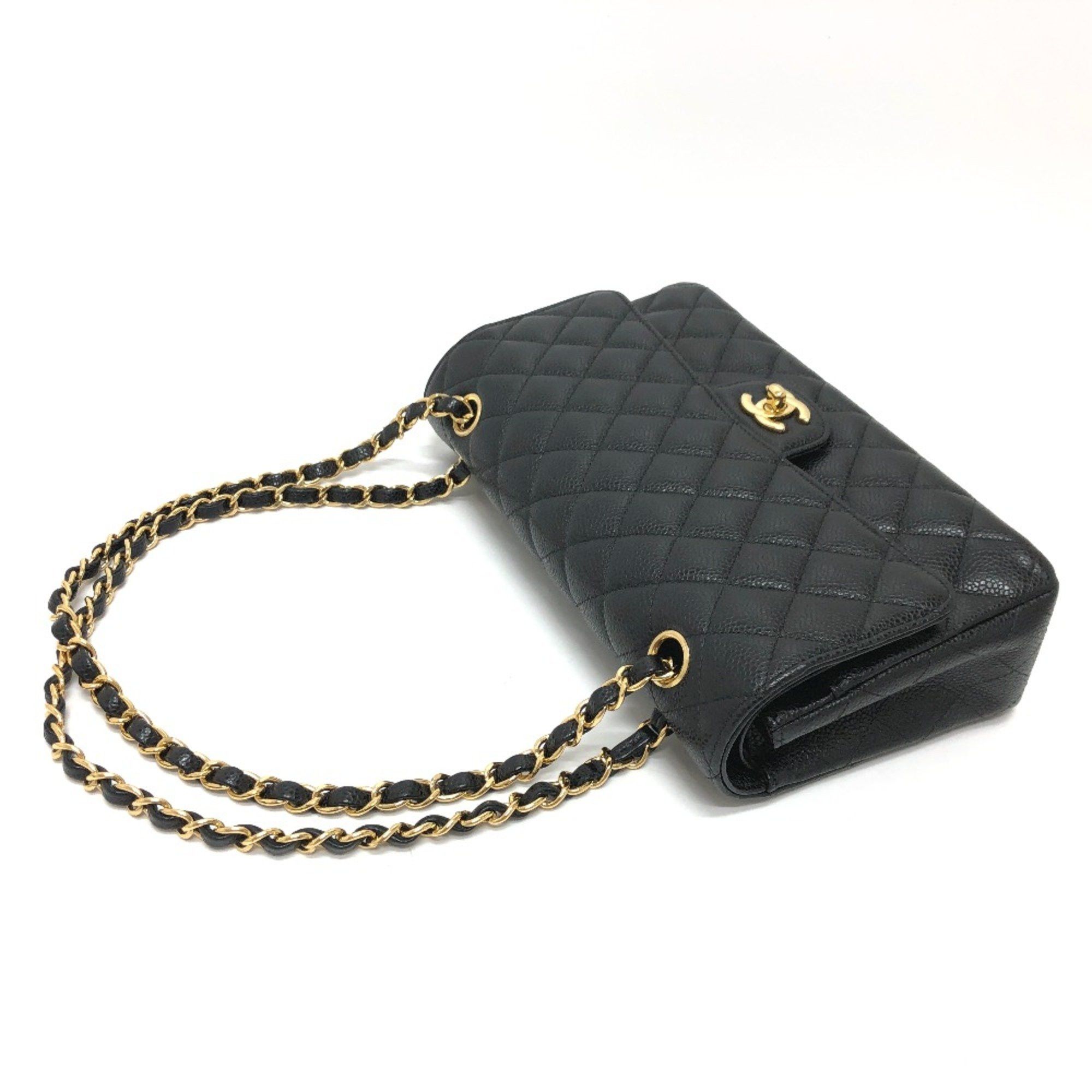 Chanel Chanel A01112 CC Mark Double Chain Shoulder Crossbody Shoulder Bag GHardware Black GoldHardware Size ONE SIZE - 6 Thumbnail