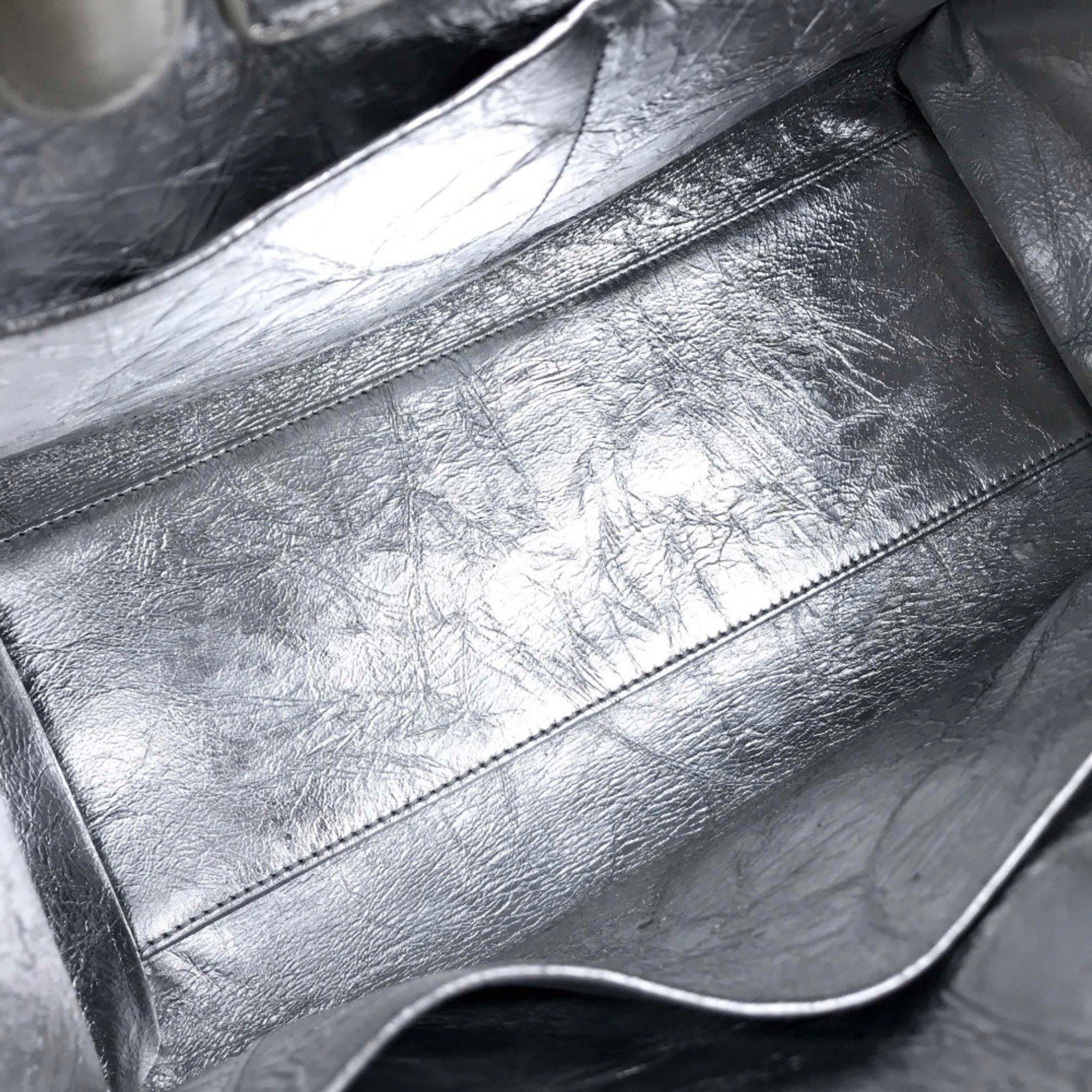 Dior Christian CHRISTIAN DIOR Bag 2WAY Hand Bag Metallic Silver Size ONE SIZE - 3 Thumbnail