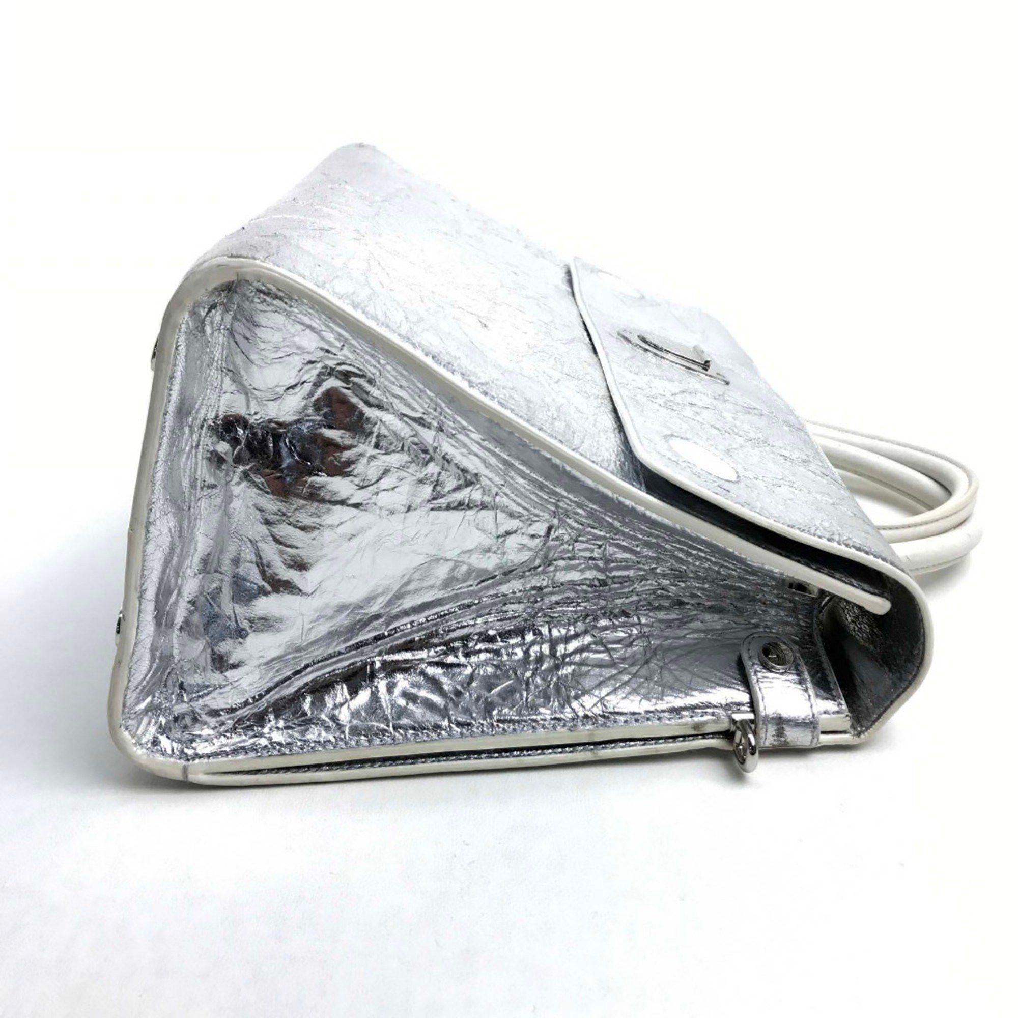 Dior Christian CHRISTIAN DIOR Bag 2WAY Hand Bag Metallic Silver Size ONE SIZE - 7 Thumbnail