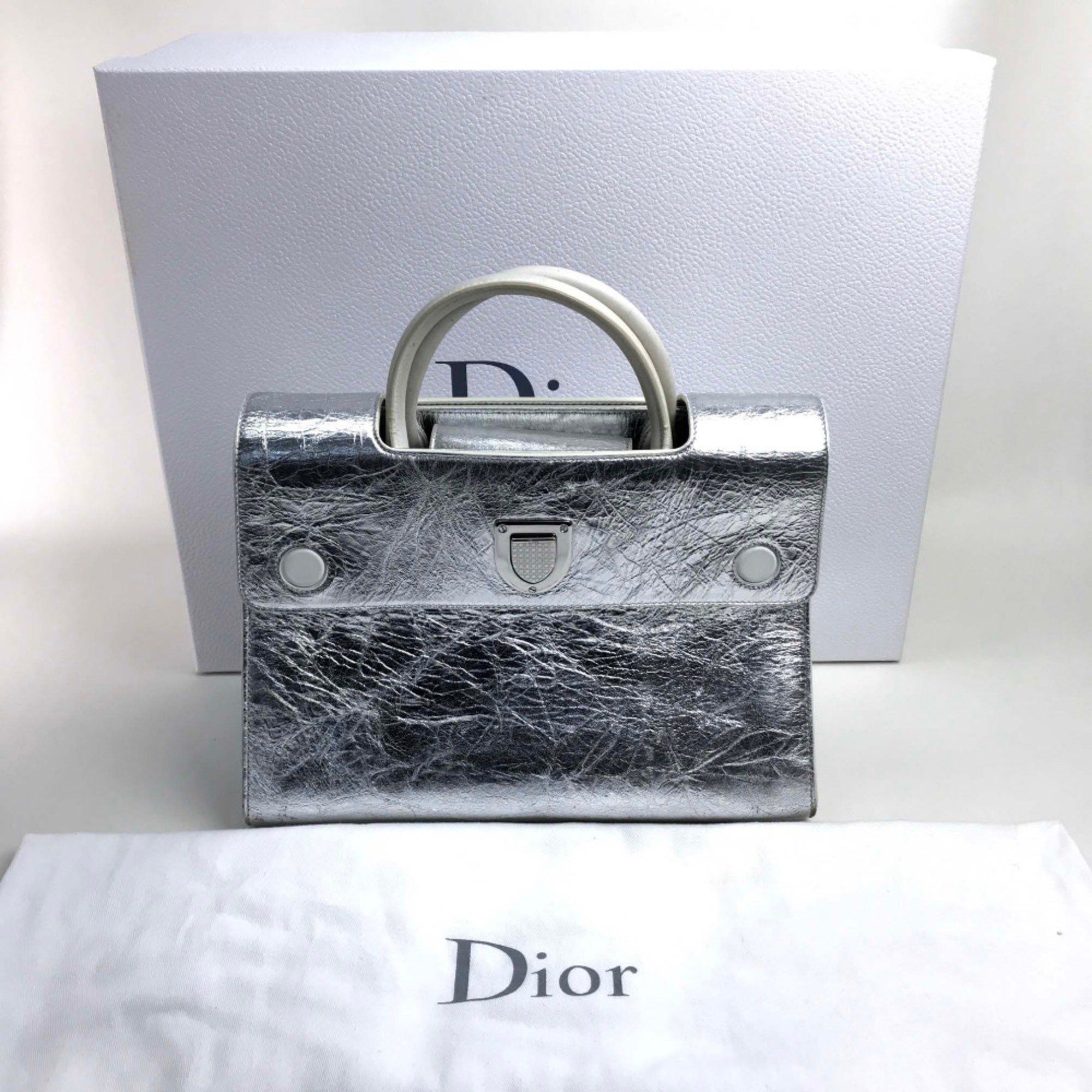 Dior Christian CHRISTIAN DIOR Bag 2WAY Hand Bag Metallic Silver Size ONE SIZE - 5 Thumbnail
