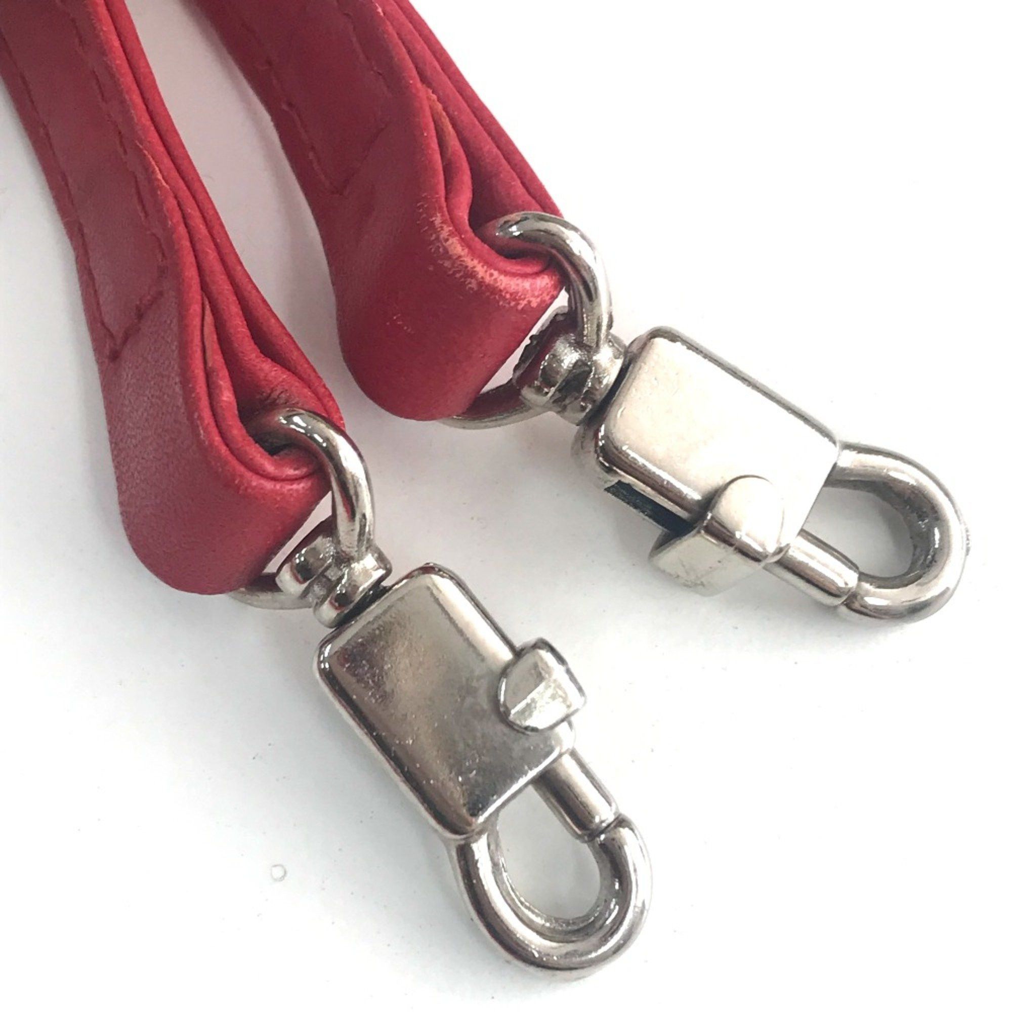 Dior Christian CHRISTIAN DIOR CDHardware Bag Crossbody Shoulder Bag Red SilverHardware Size ONE SIZE - 15 Thumbnail