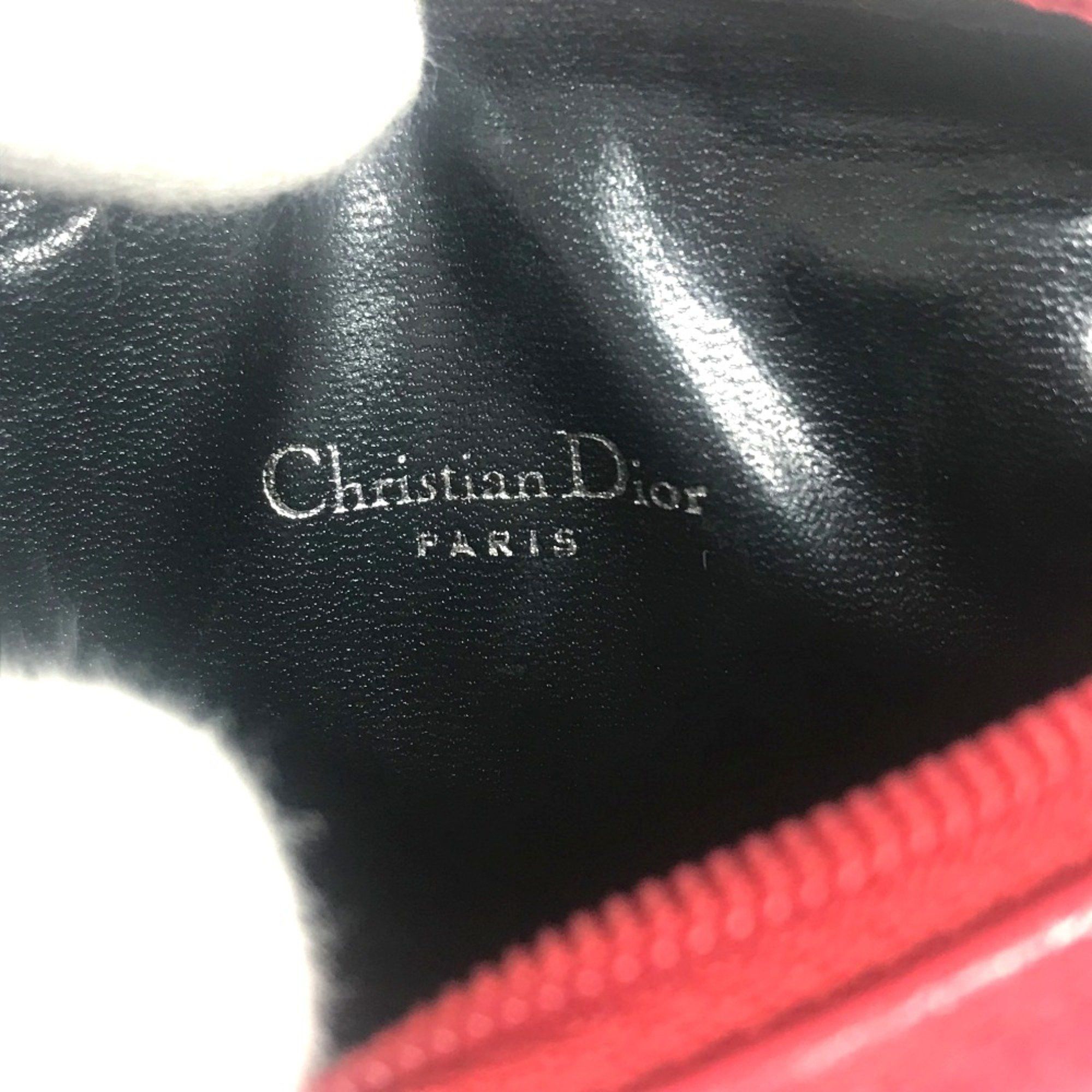 Dior Christian CHRISTIAN DIOR CDHardware Bag Crossbody Shoulder Bag Red SilverHardware Size ONE SIZE - 13 Thumbnail