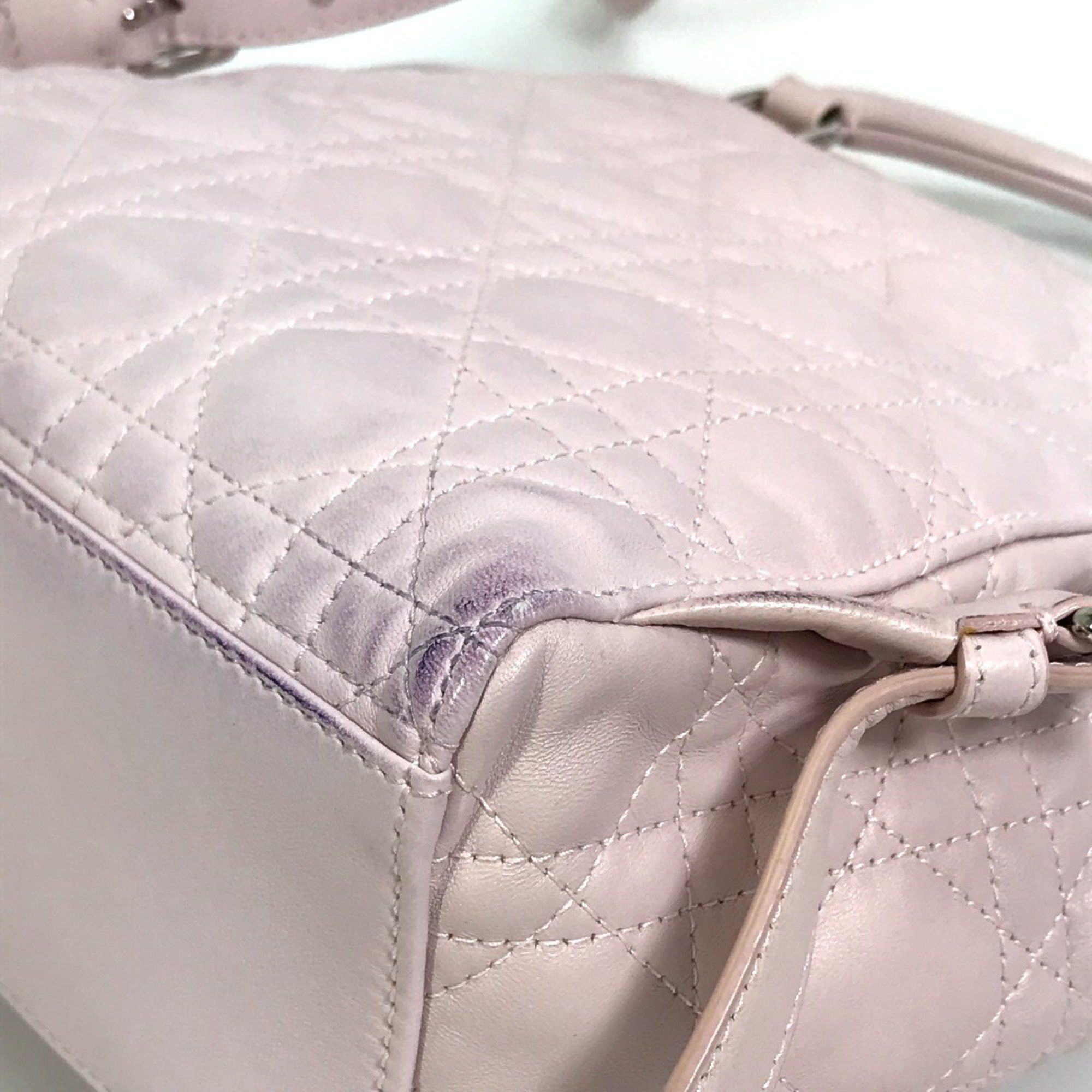 Dior Christian CHRISTIAN DIOR Cannage Stardust Small Ginza limited Backpack Soft pink pink Size ONE SIZE - 5 Thumbnail