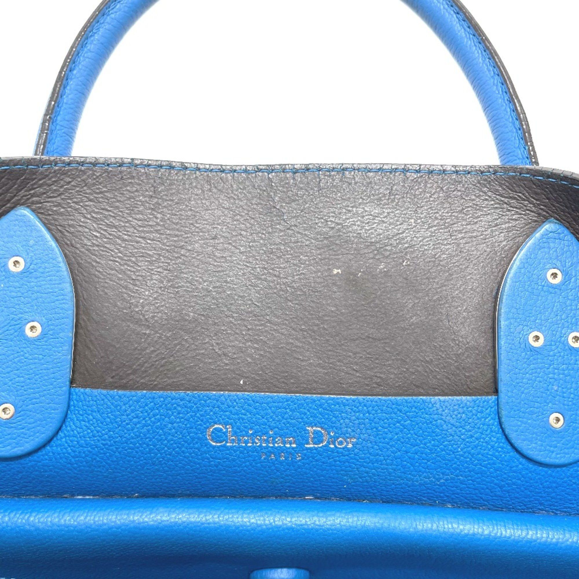 Dior CHRISTIAN DIOR Handbag Crossbody 2WAY Shoulder Bag Tote Bag blue Size ONE SIZE - 9 Thumbnail