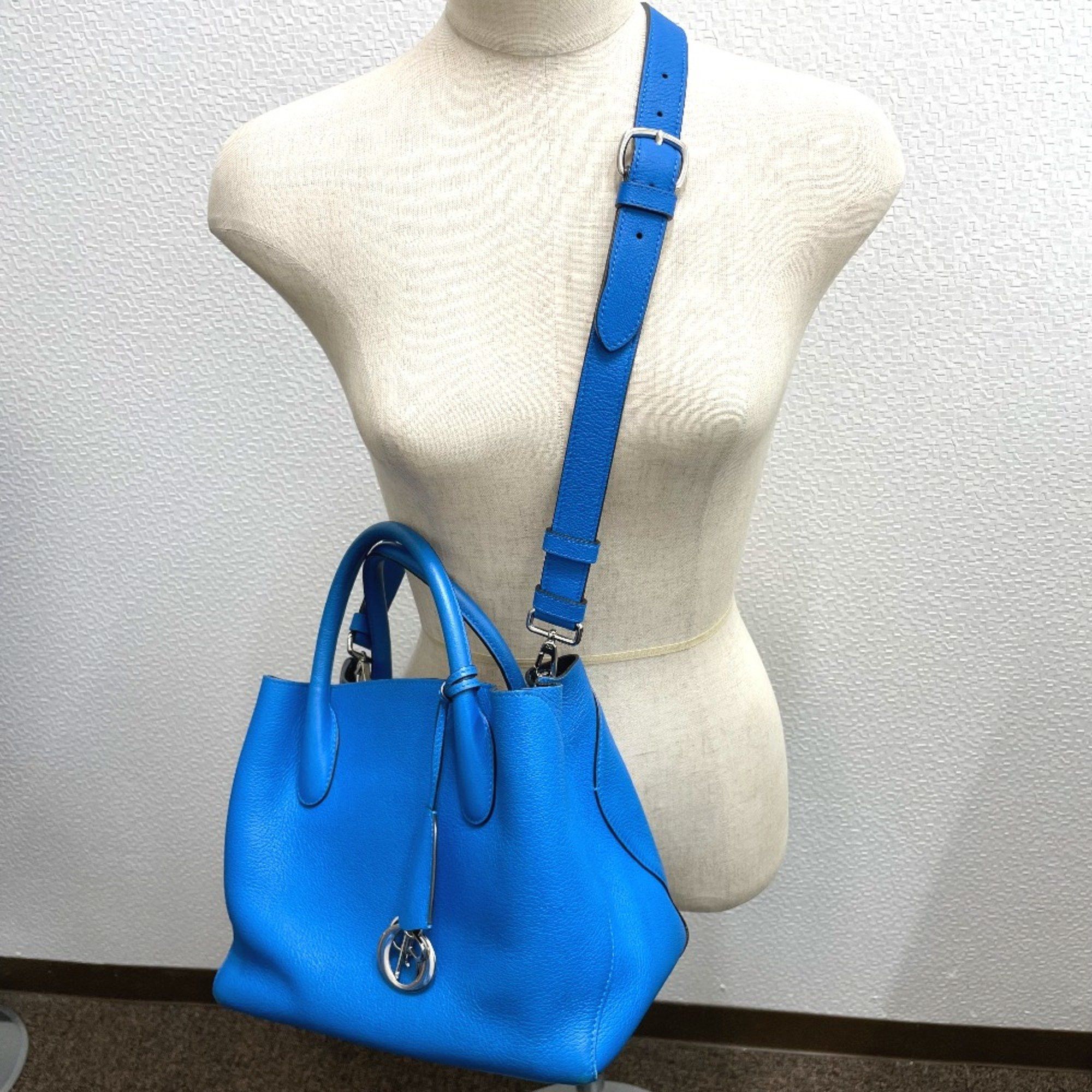 Dior CHRISTIAN DIOR Handbag Crossbody 2WAY Shoulder Bag Tote Bag blue Size ONE SIZE - 14 Thumbnail