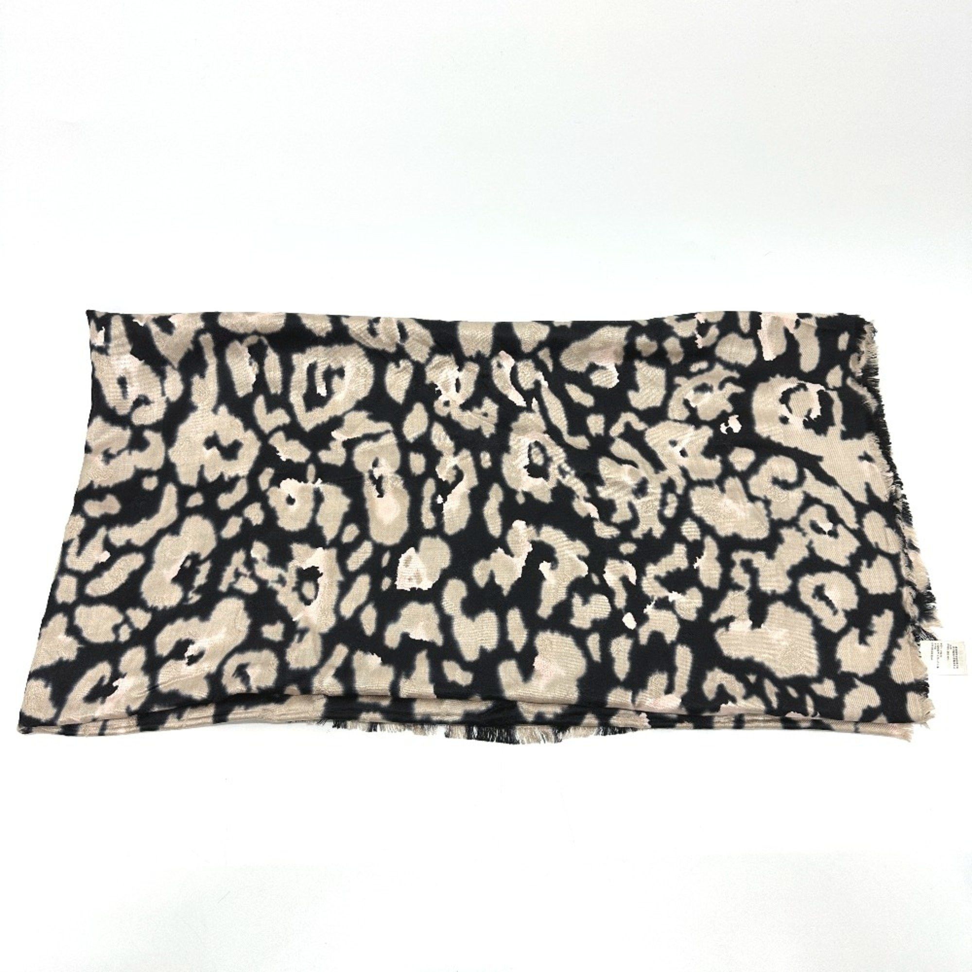 Dior CHRISTIAN DIOR 14SOD141 Leopard Scarf Beige Size ONE SIZE - 2 Thumbnail