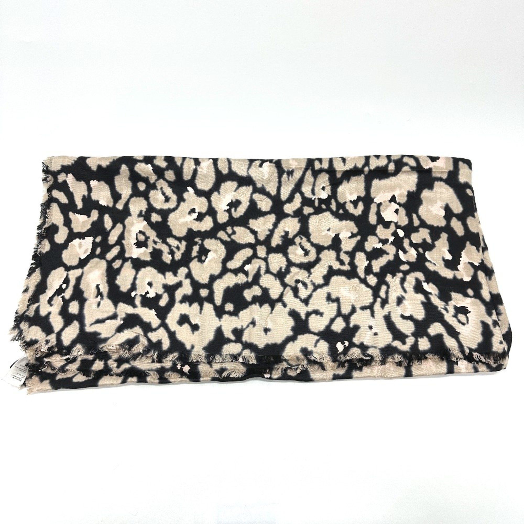 Dior CHRISTIAN DIOR 14SOD141 Leopard Scarf Beige Size ONE SIZE - 3 Thumbnail