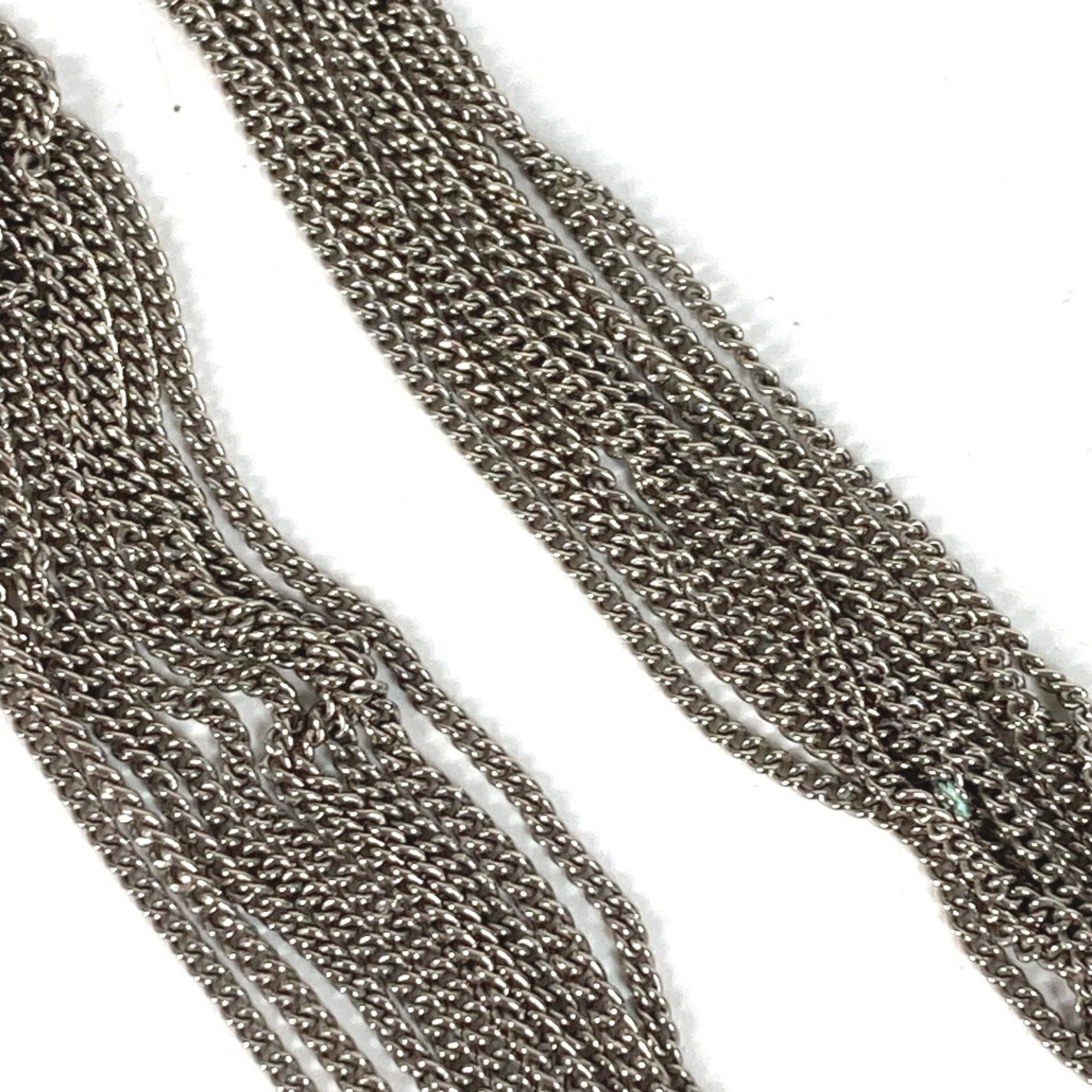Chanel Chanel A17B Accessories Long Earrings Pierce Silver Size ONE SIZE - 9 Thumbnail