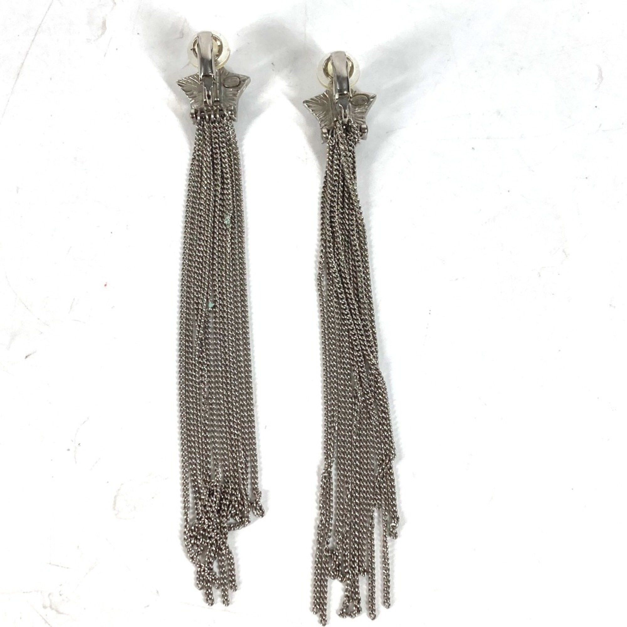 Chanel Chanel A17B Accessories Long Earrings Pierce Silver Size ONE SIZE - 5 Thumbnail