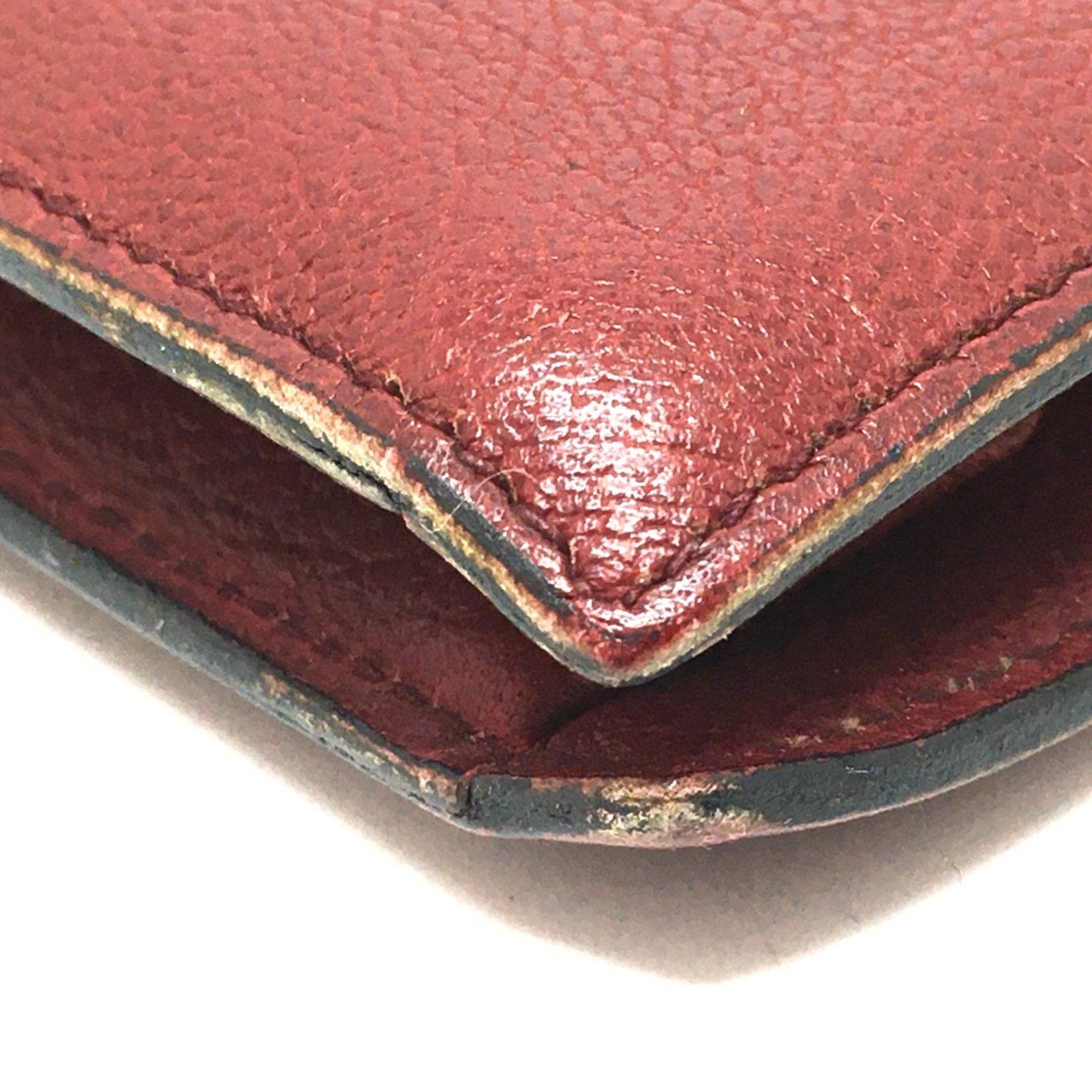 Dior Christian CHRISTIAN DIOR CDHardware bag shawl Shoulder Bag Red GoldHardware Size ONE SIZE - 3 Thumbnail