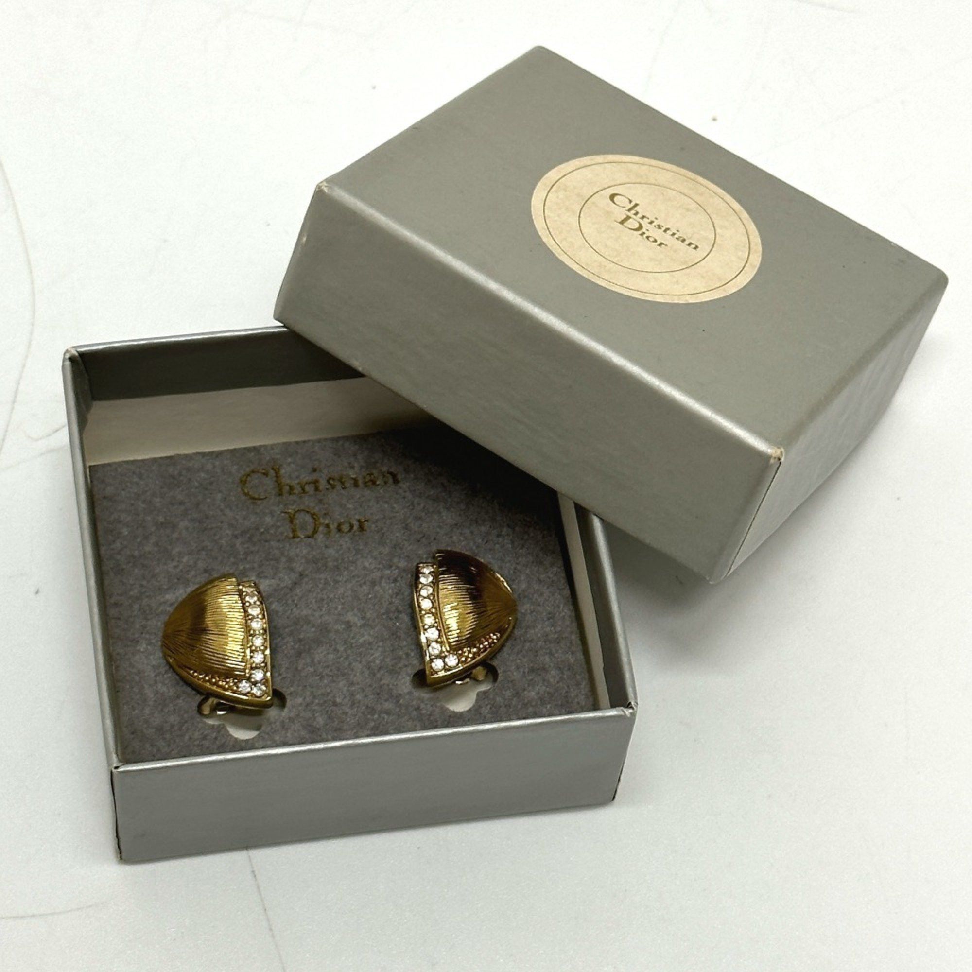 Dior CHRISTIAN DIOR Earrings Gold Size ONE SIZE - 10 Thumbnail