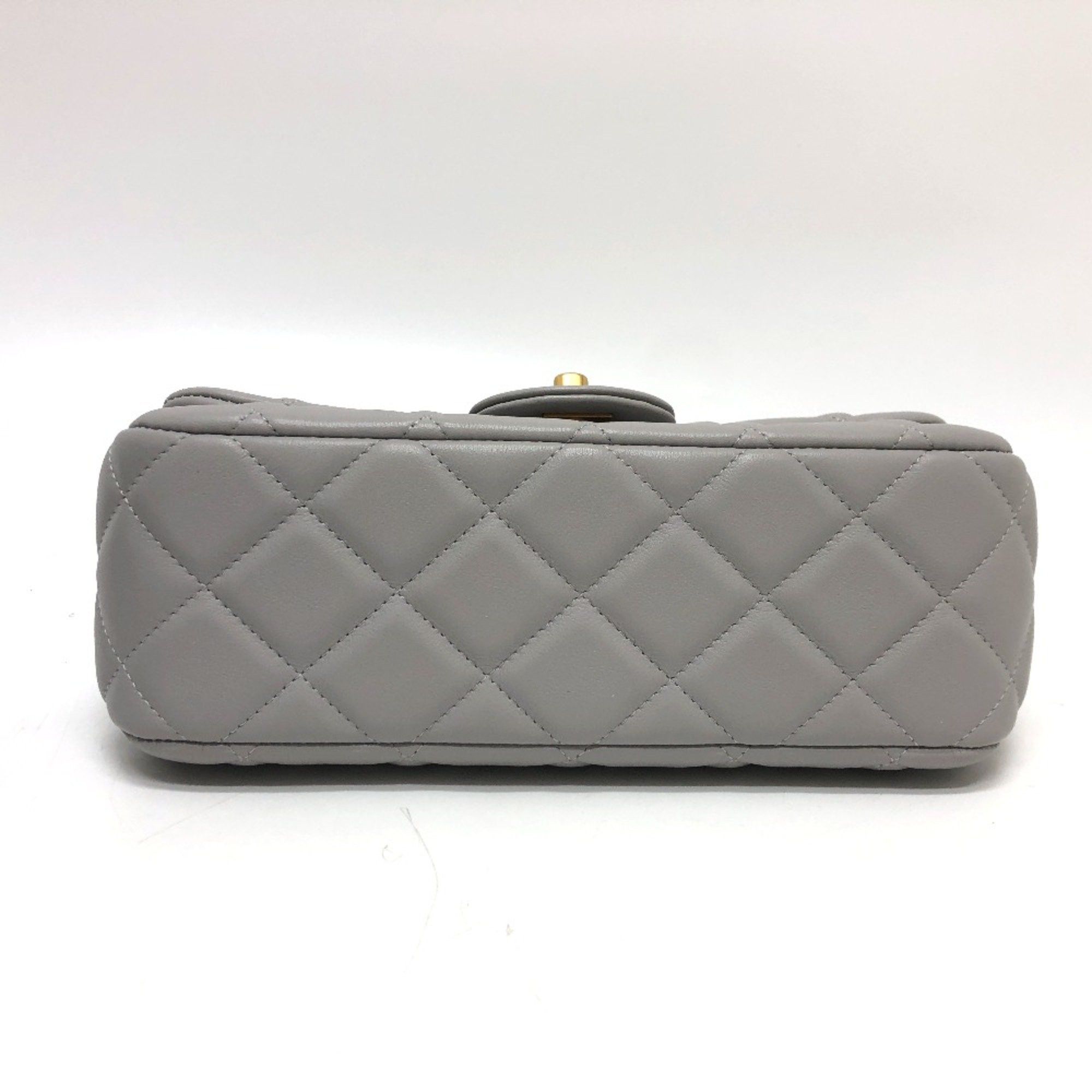 Chanel Chanel 2WAY Crossbody Shoulder Shoulder Bag gray GoldHardware Size ONE SIZE - 4 Thumbnail