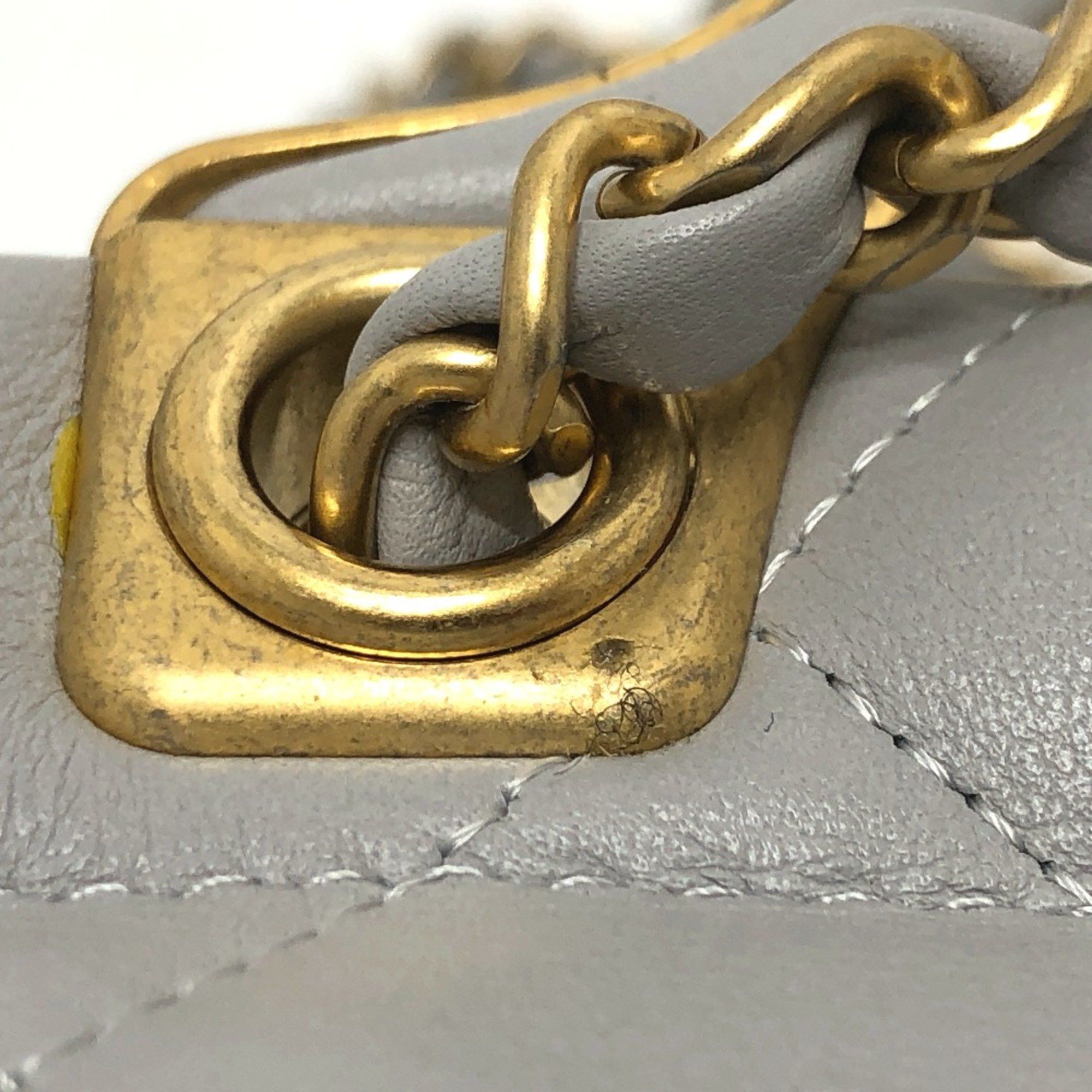 Chanel Chanel 2WAY Crossbody Shoulder Shoulder Bag gray GoldHardware Size ONE SIZE - 9 Thumbnail