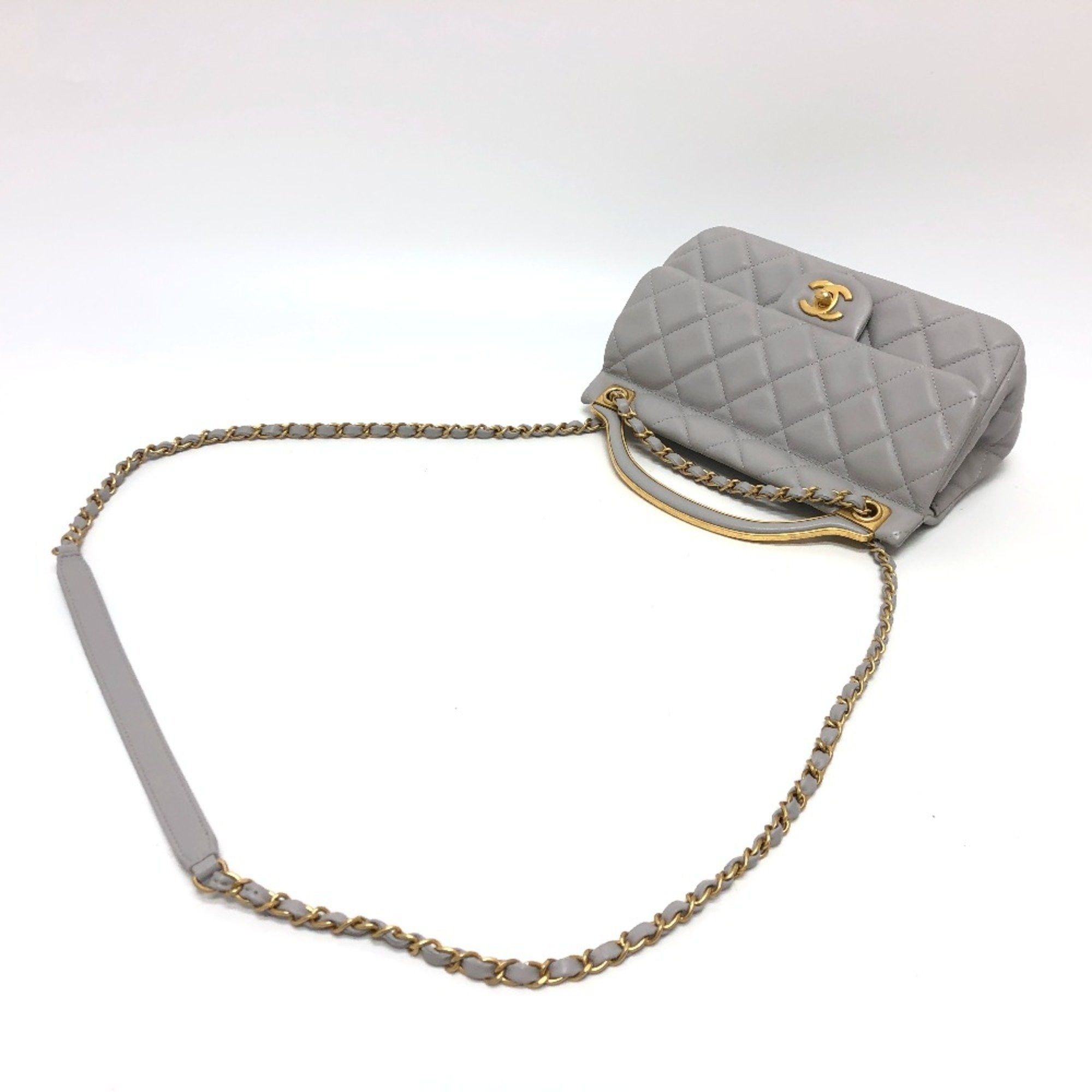 Chanel Chanel 2WAY Crossbody Shoulder Shoulder Bag gray GoldHardware Size ONE SIZE - 6 Thumbnail